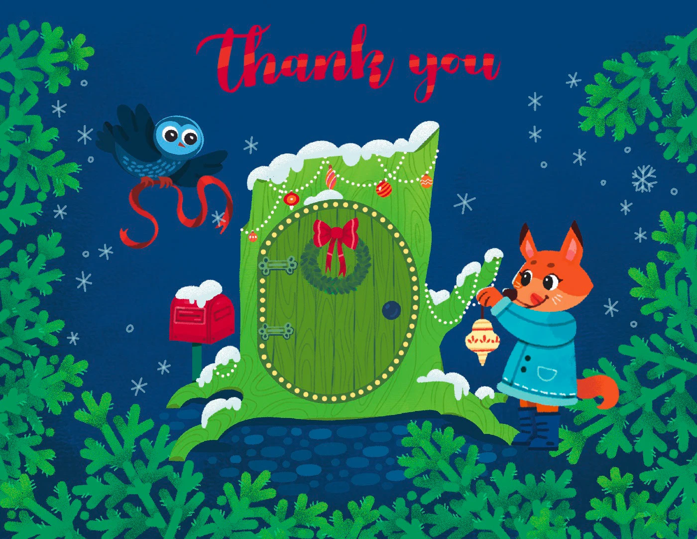 Новый год в лесу — Изображение №22 — Иллюстрация, Графика на Dprofile