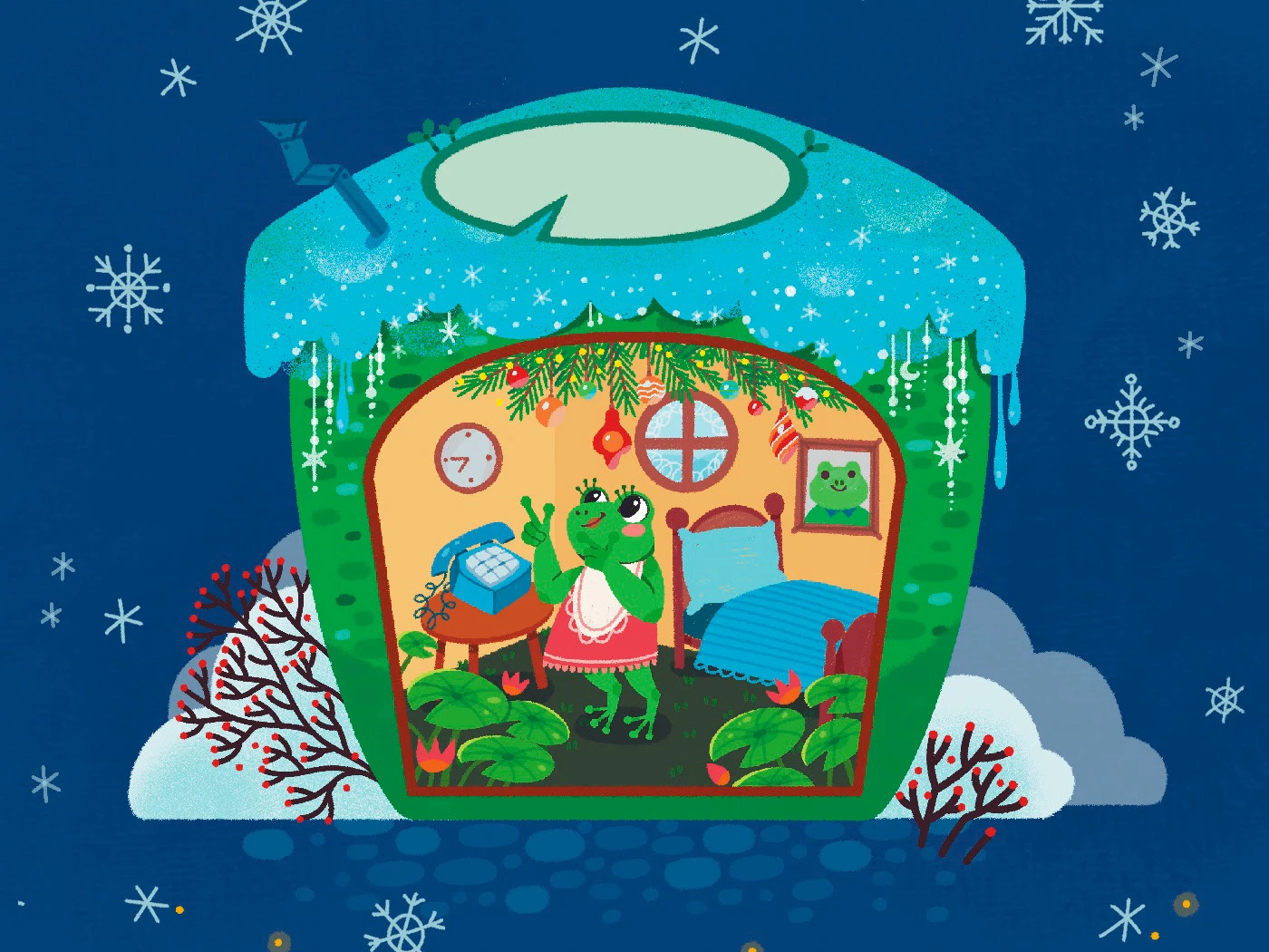 Новый год в лесу — Изображение №10 — Иллюстрация, Графика на Dprofile