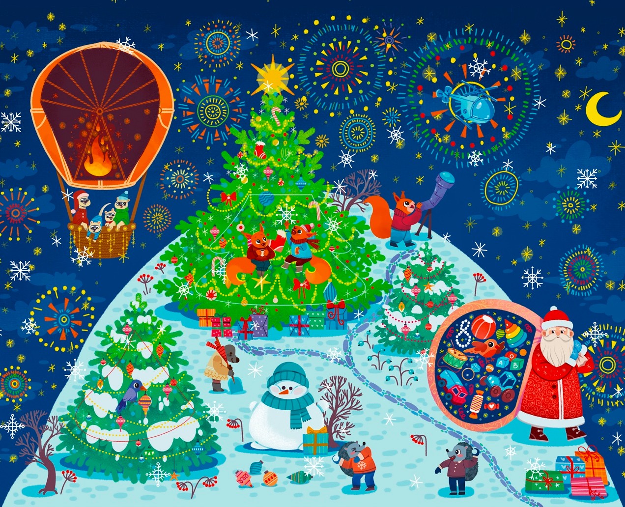 Новый год в лесу на Dprofile