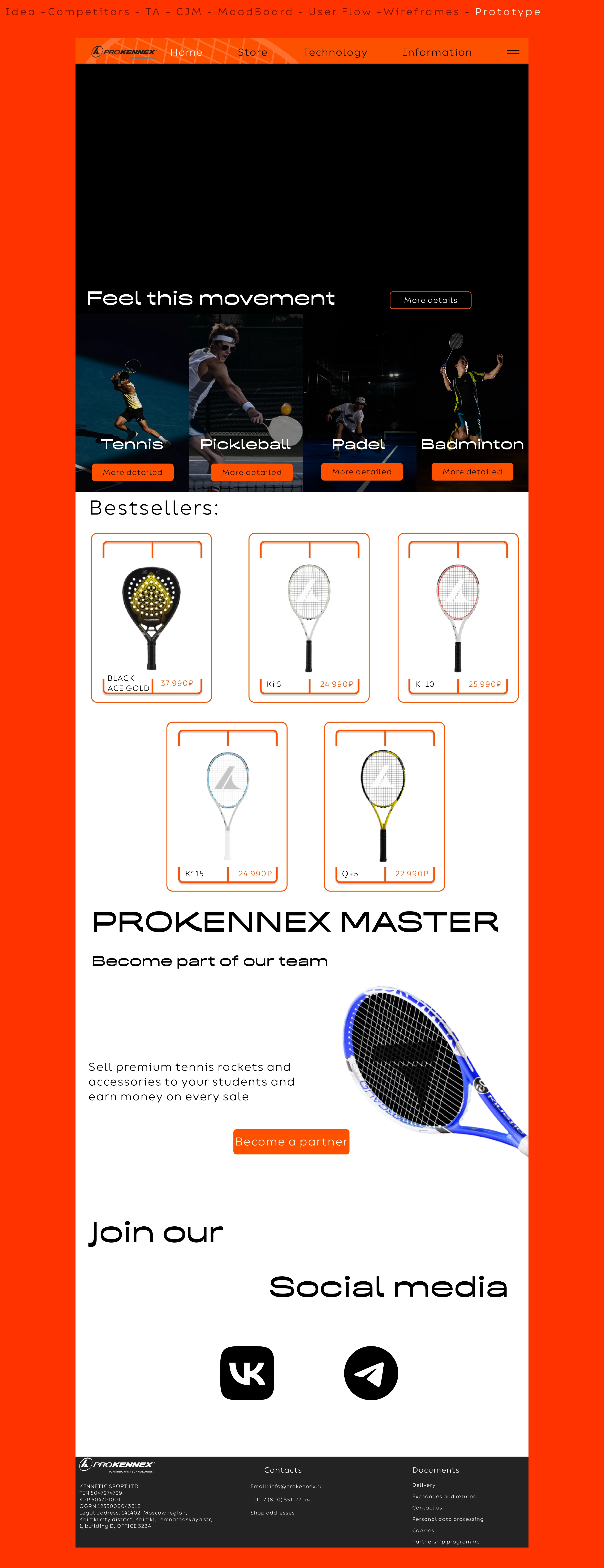 ProKennex — Изображение №11 — Интерфейсы на Dprofile
