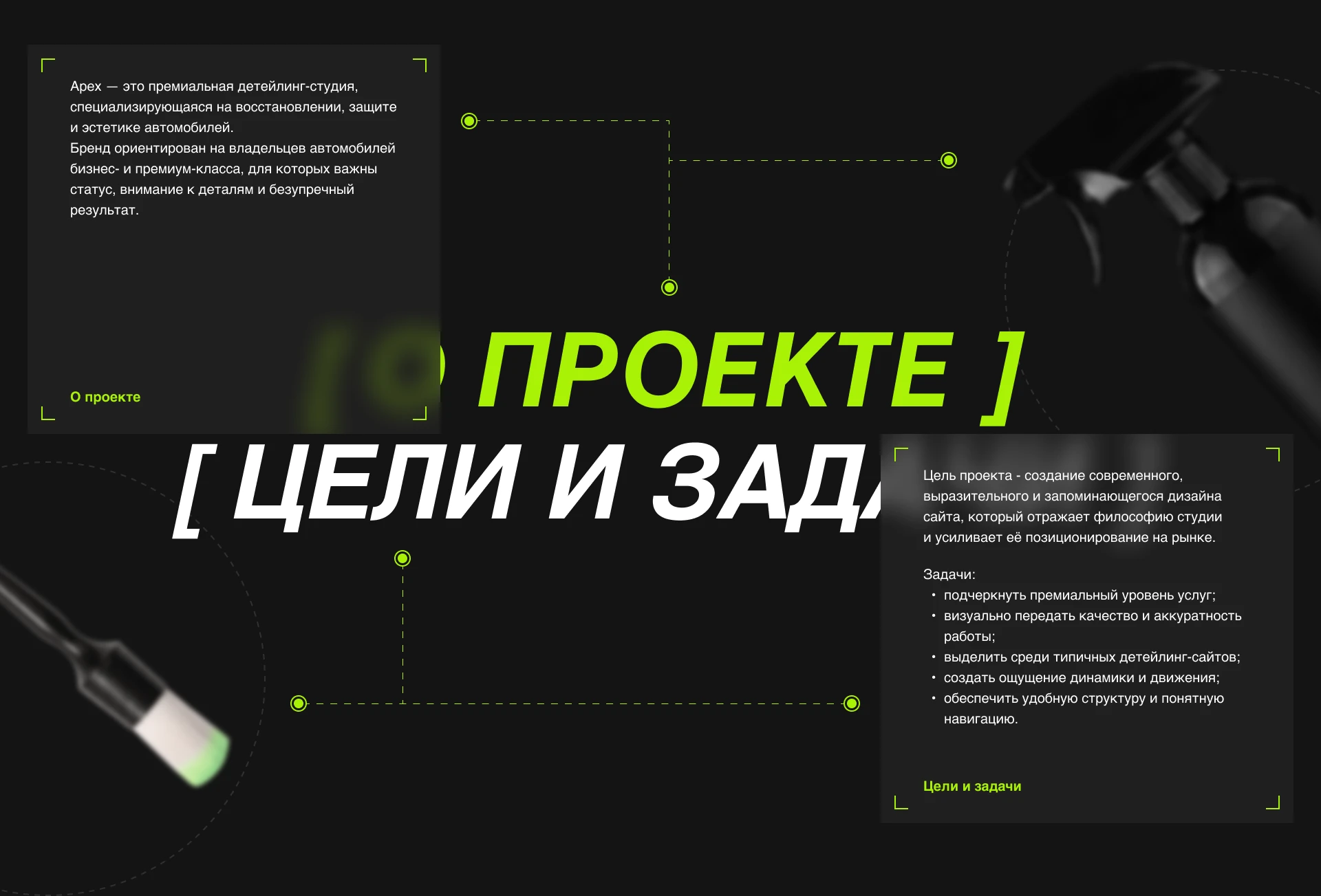 APEX car detailing studio — Изображение №2 — Интерфейсы на Dprofile