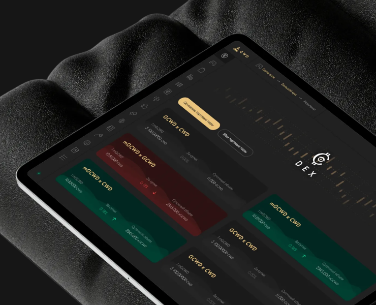 CWD - блокчейн биржа со своей криптовалютой на Dprofile