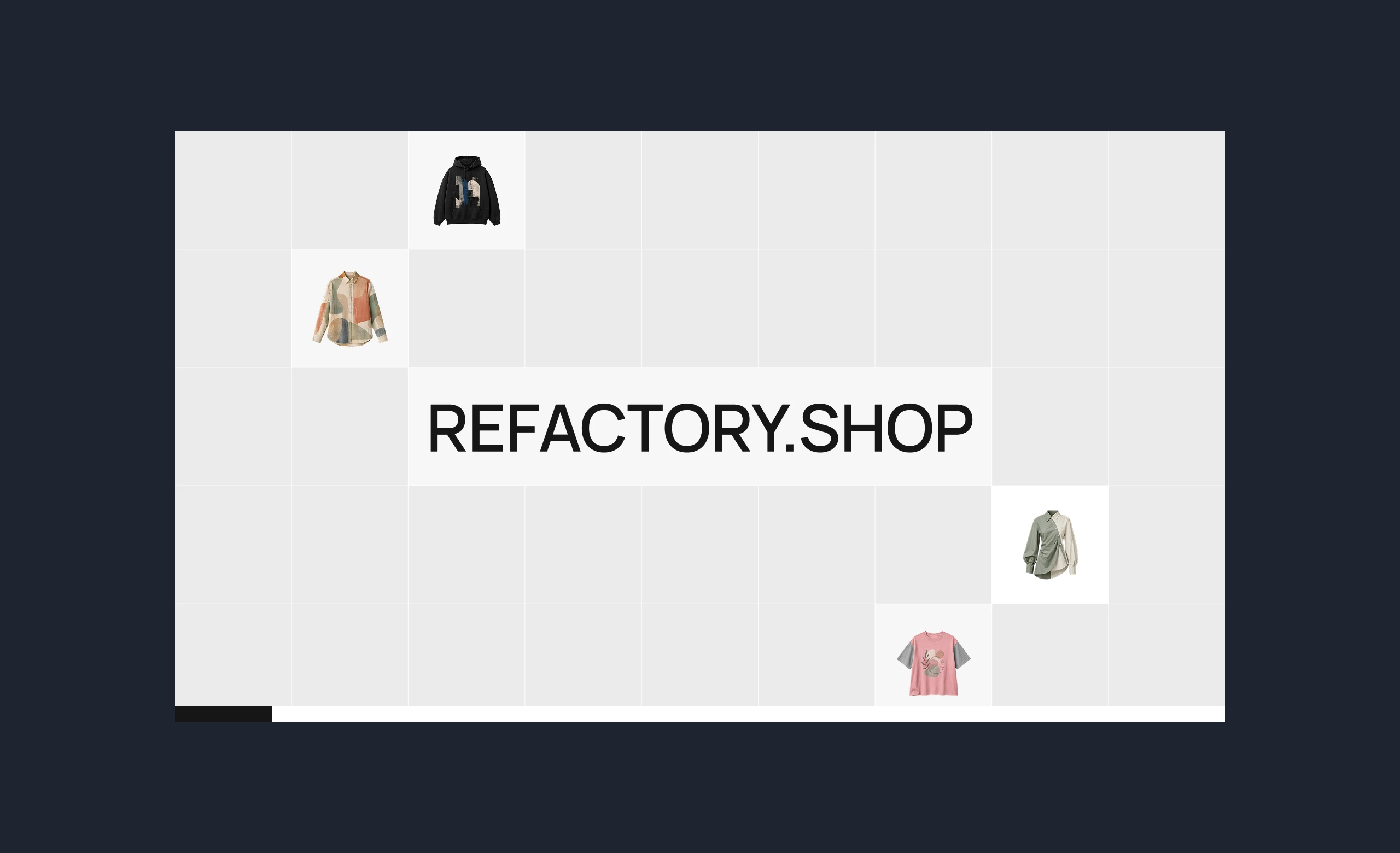 Интернет-магазин одежды REFACTORY.SHOP — Изображение №2 — Интерфейсы на Dprofile