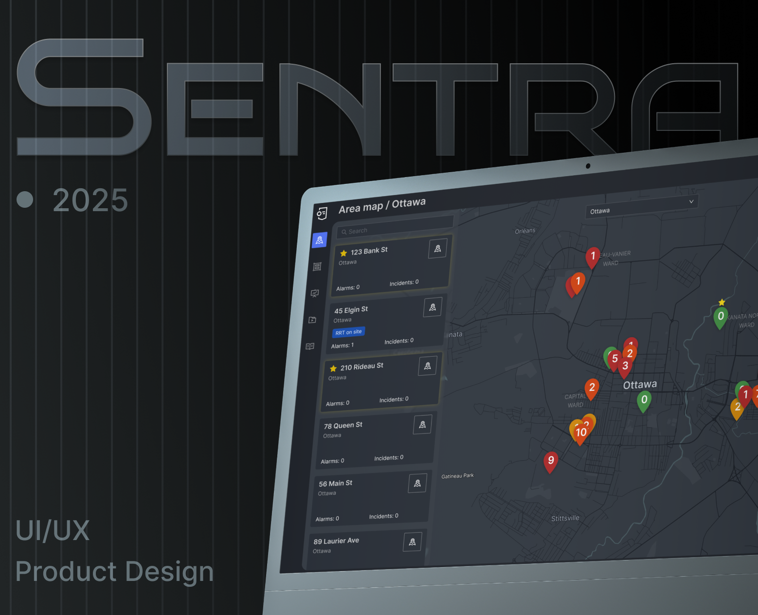 Sentra – AI-Powered Security Interface — Интерфейсы на Dprofile