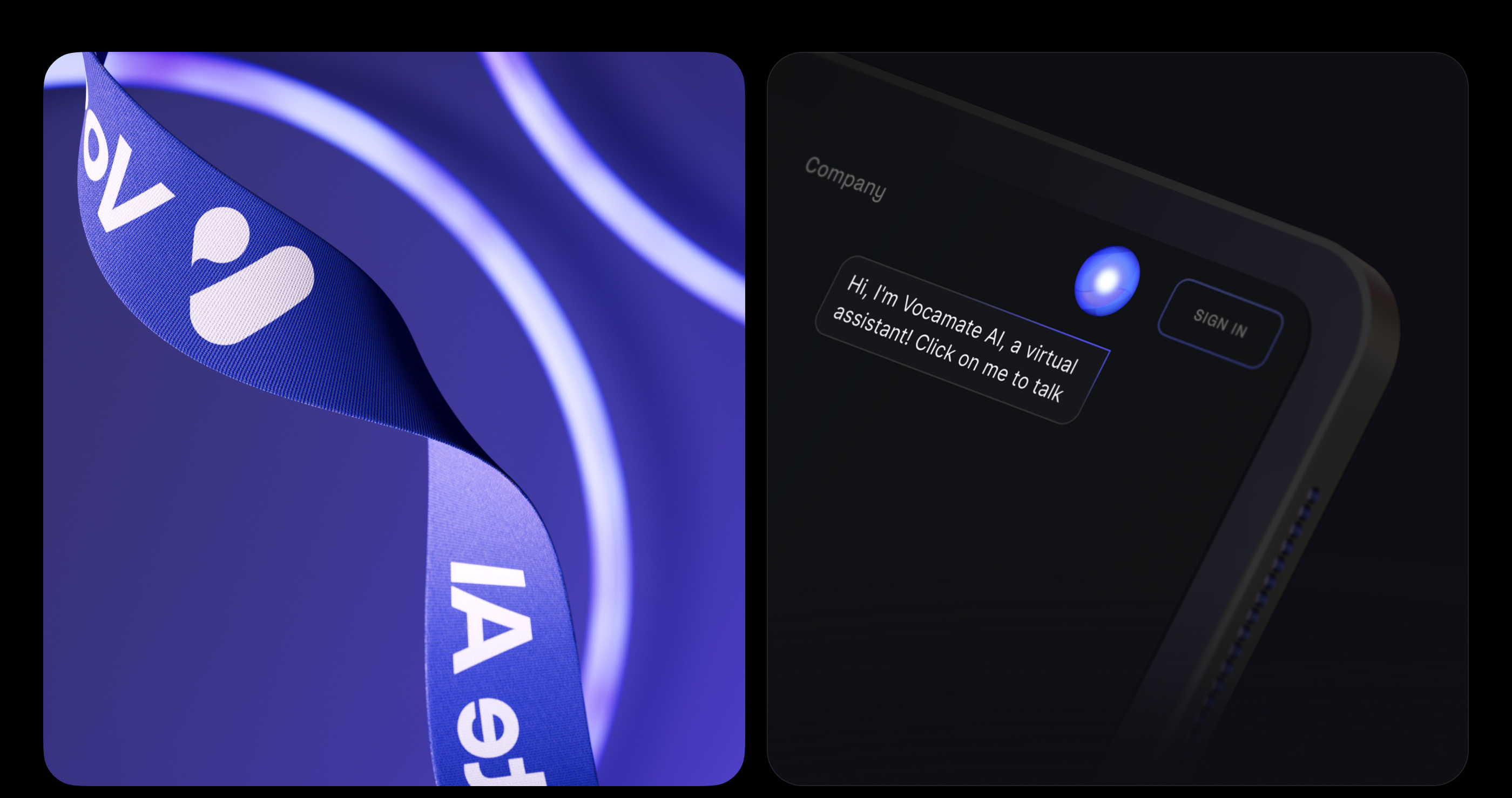 Vocamate AI | Brand Identity & Website — Изображение №5 — Интерфейсы, Брендинг на Dprofile
