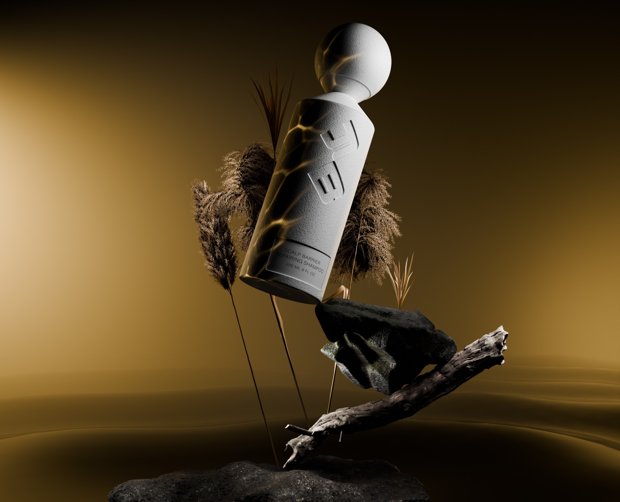 YB SHAMPOO — Брендинг, 3D на Dprofile