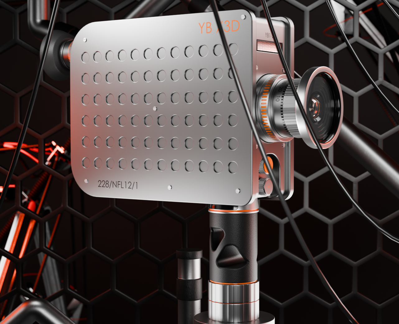 X3D 8mm camera — Иллюстрация, 3D на Dprofile