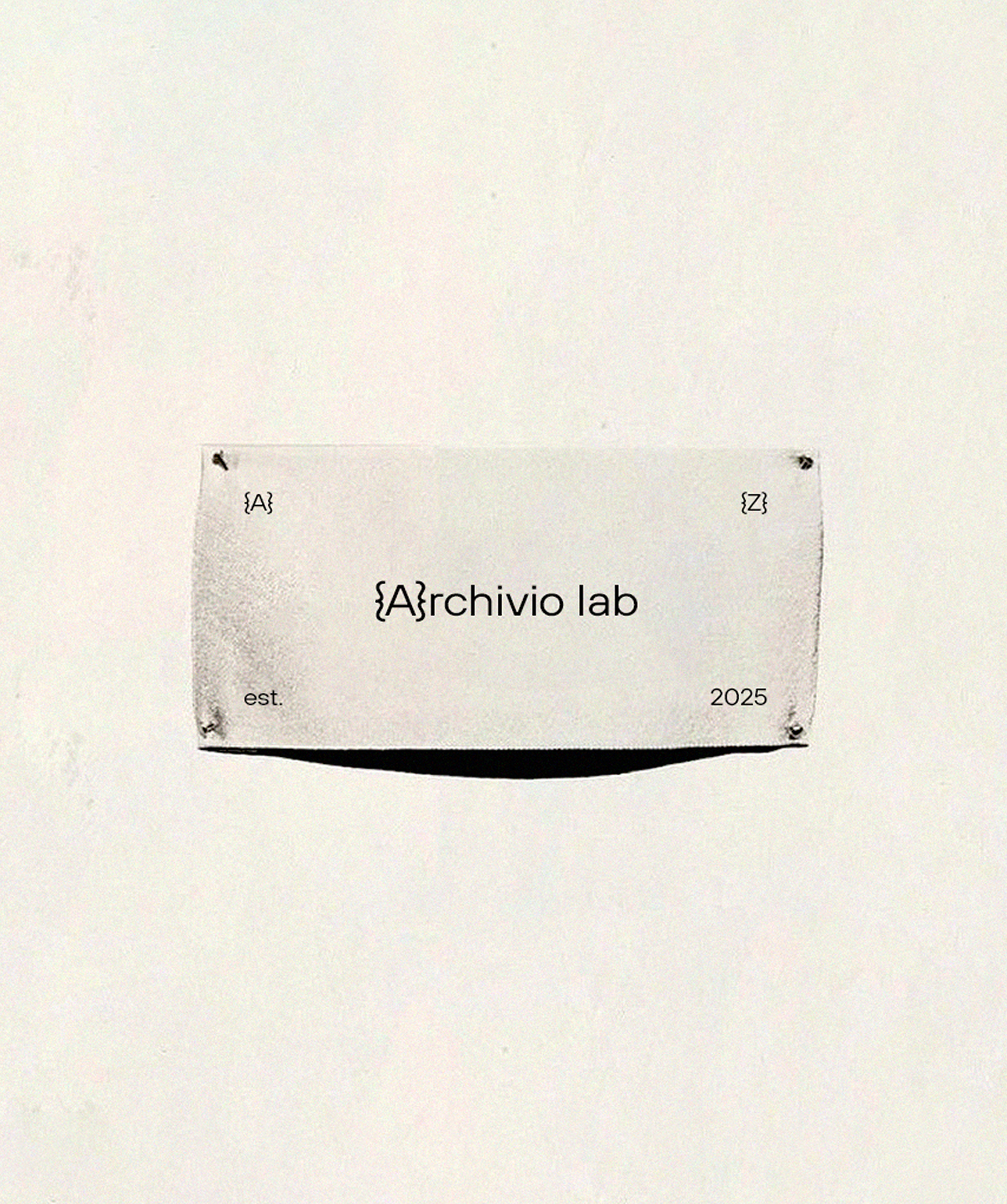 {A}rchivio lab. Branding — Изображение №9 — Брендинг, Графика на Dprofile