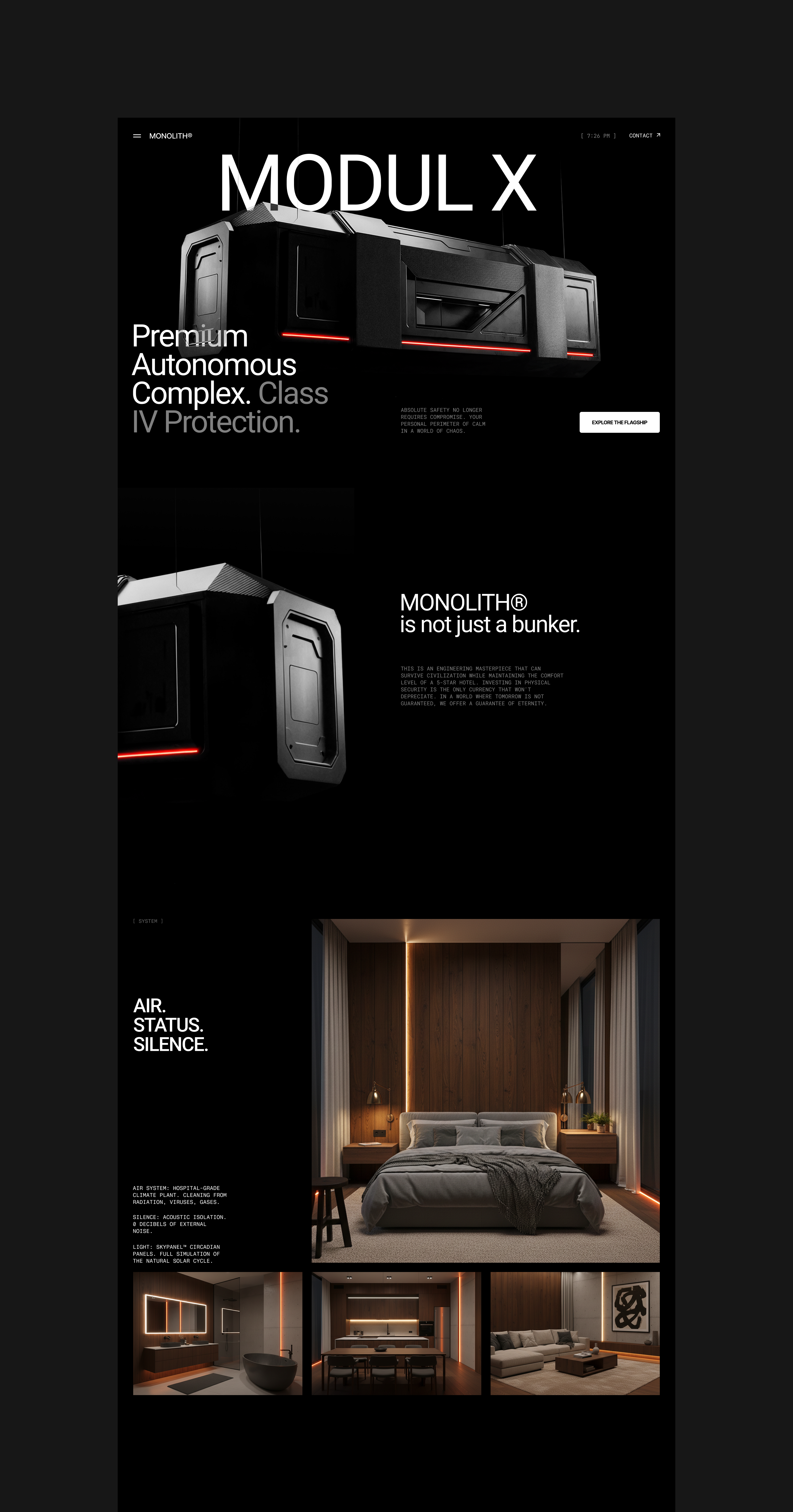 MONOLITH® — Автономный комплекс премиум-класса — Изображение №6 — Интерфейсы на Dprofile