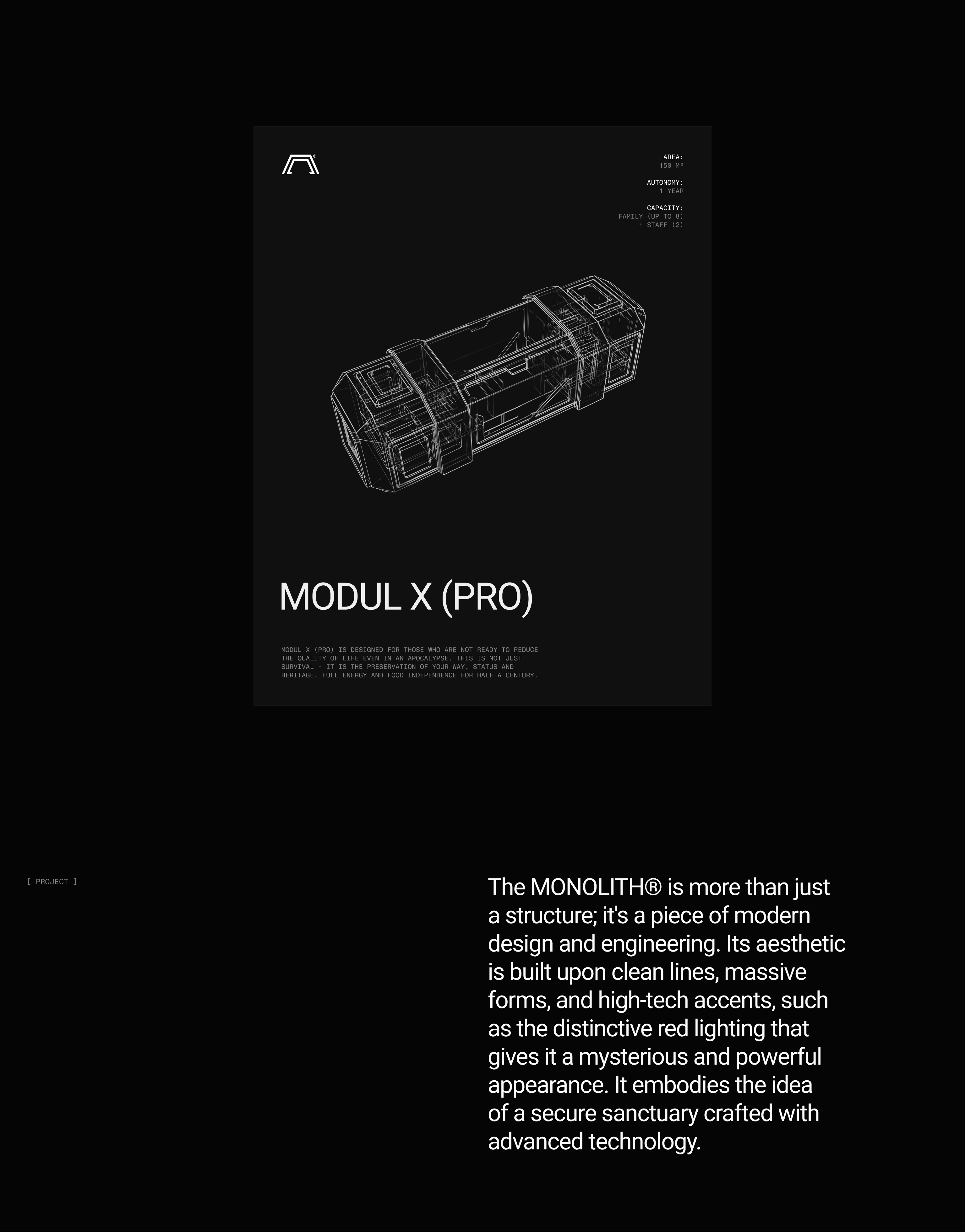 MONOLITH® — Автономный комплекс премиум-класса — Изображение №2 — Интерфейсы на Dprofile