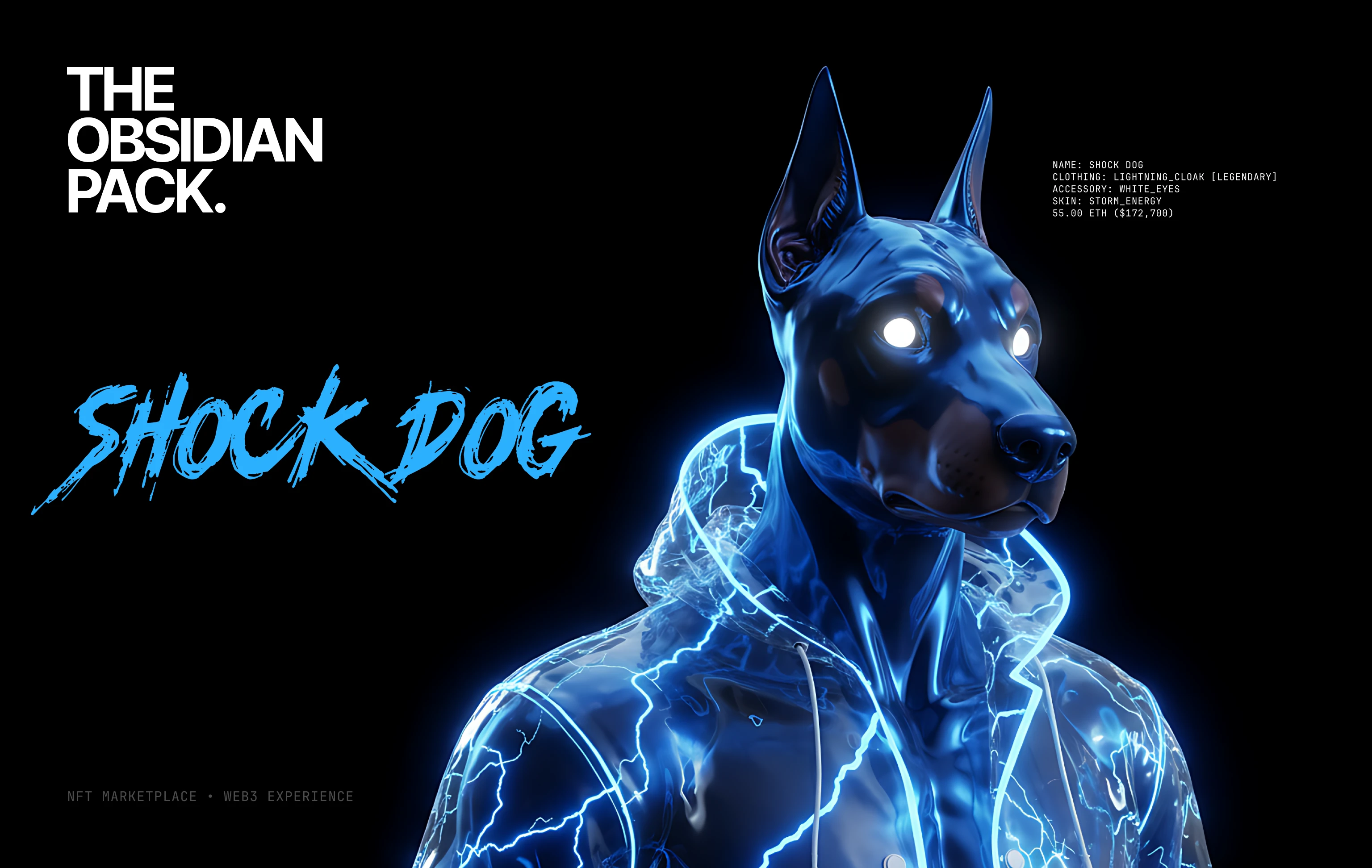 THE OBSIDIAN PACK — NFT MARKETPLACE & WEB3 EXPERIENCE — Изображение №10 — Интерфейсы на Dprofile