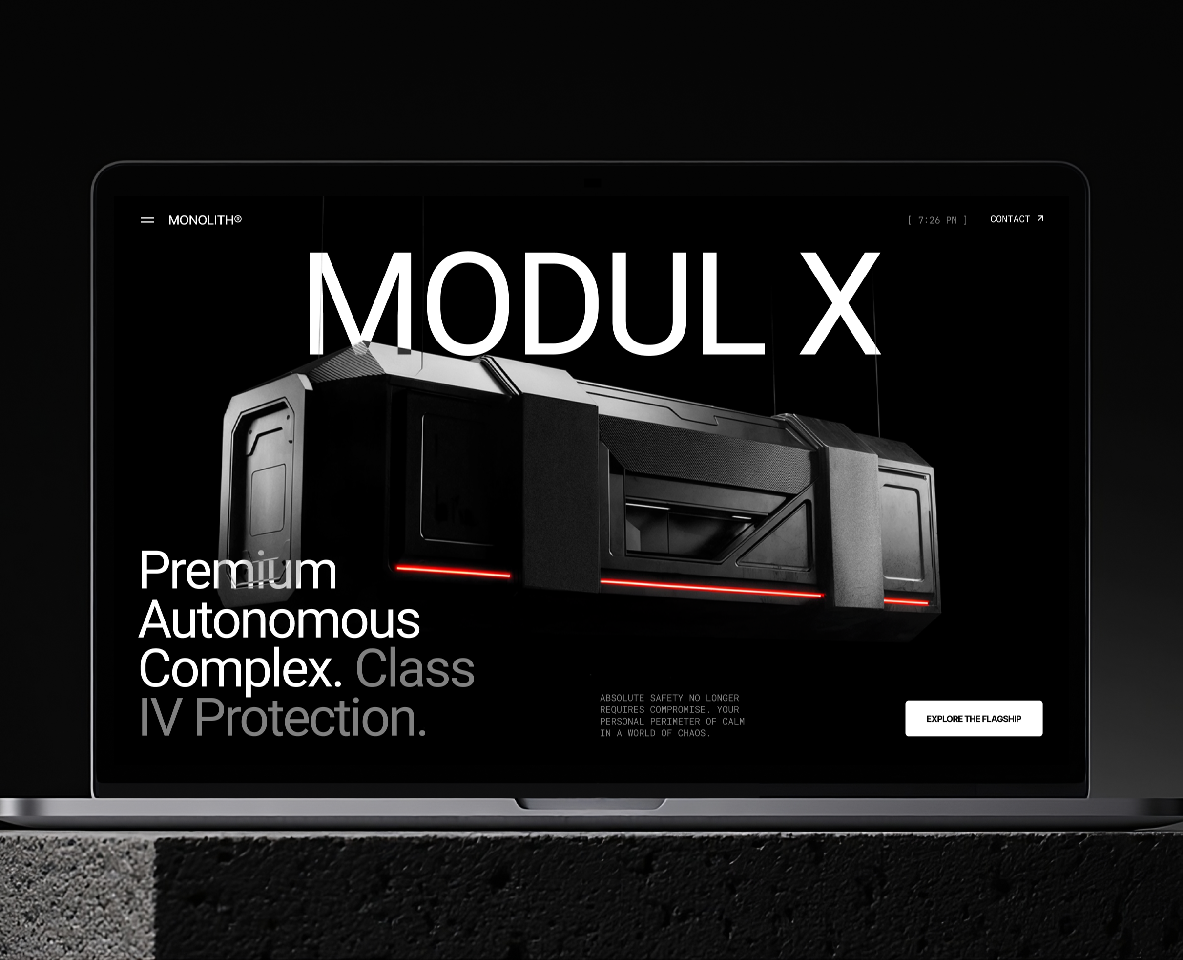 MONOLITH® — Автономный комплекс премиум-класса — Интерфейсы на Dprofile