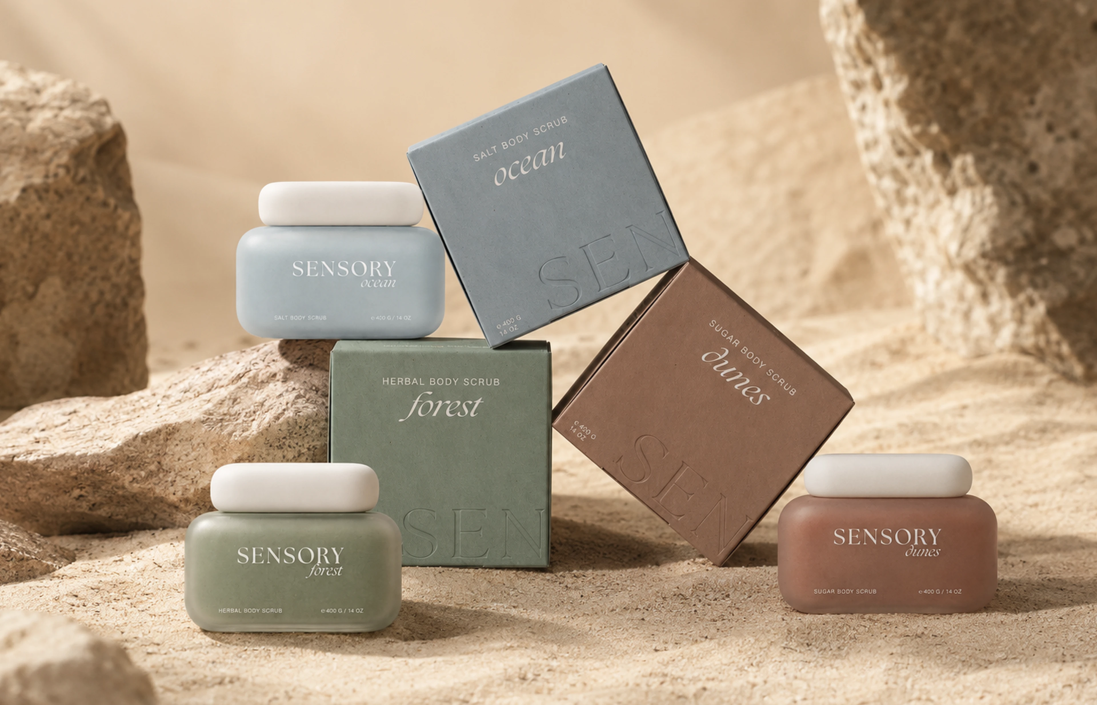 SENSORY | Skincare Brand Identity & Packaging Design — Изображение №1 — Брендинг, Промдизайн на Dprofile