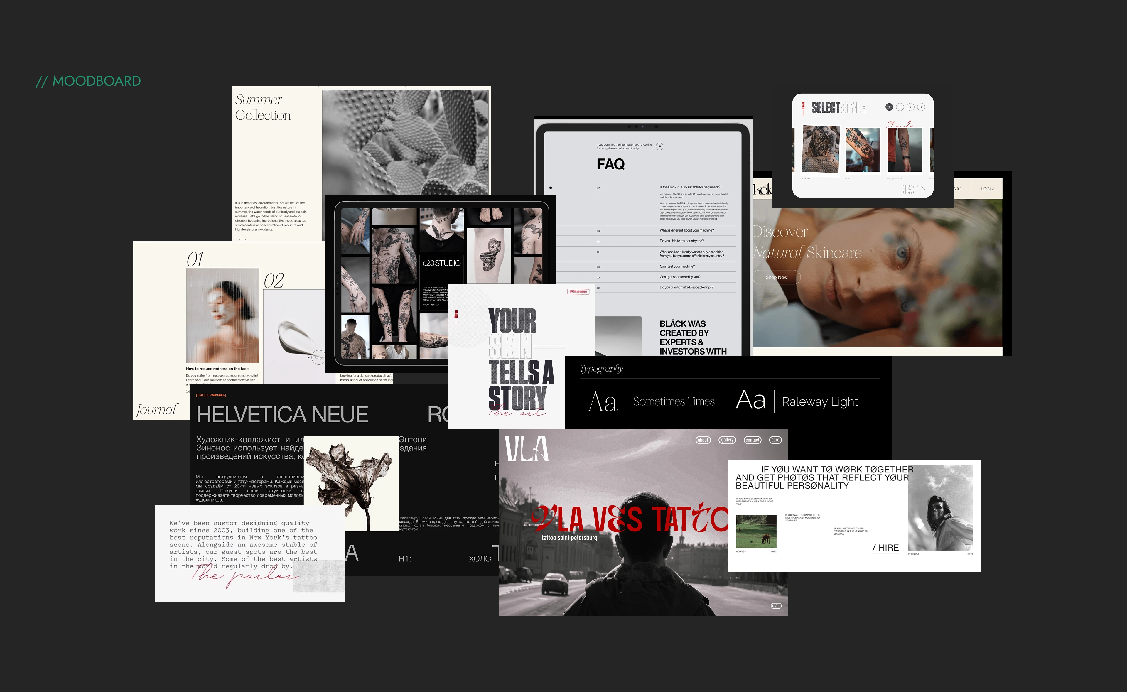 Landing | UX/UI DESIGN | website Lobotomy Tattoo — Изображение №3 — Интерфейсы на Dprofile