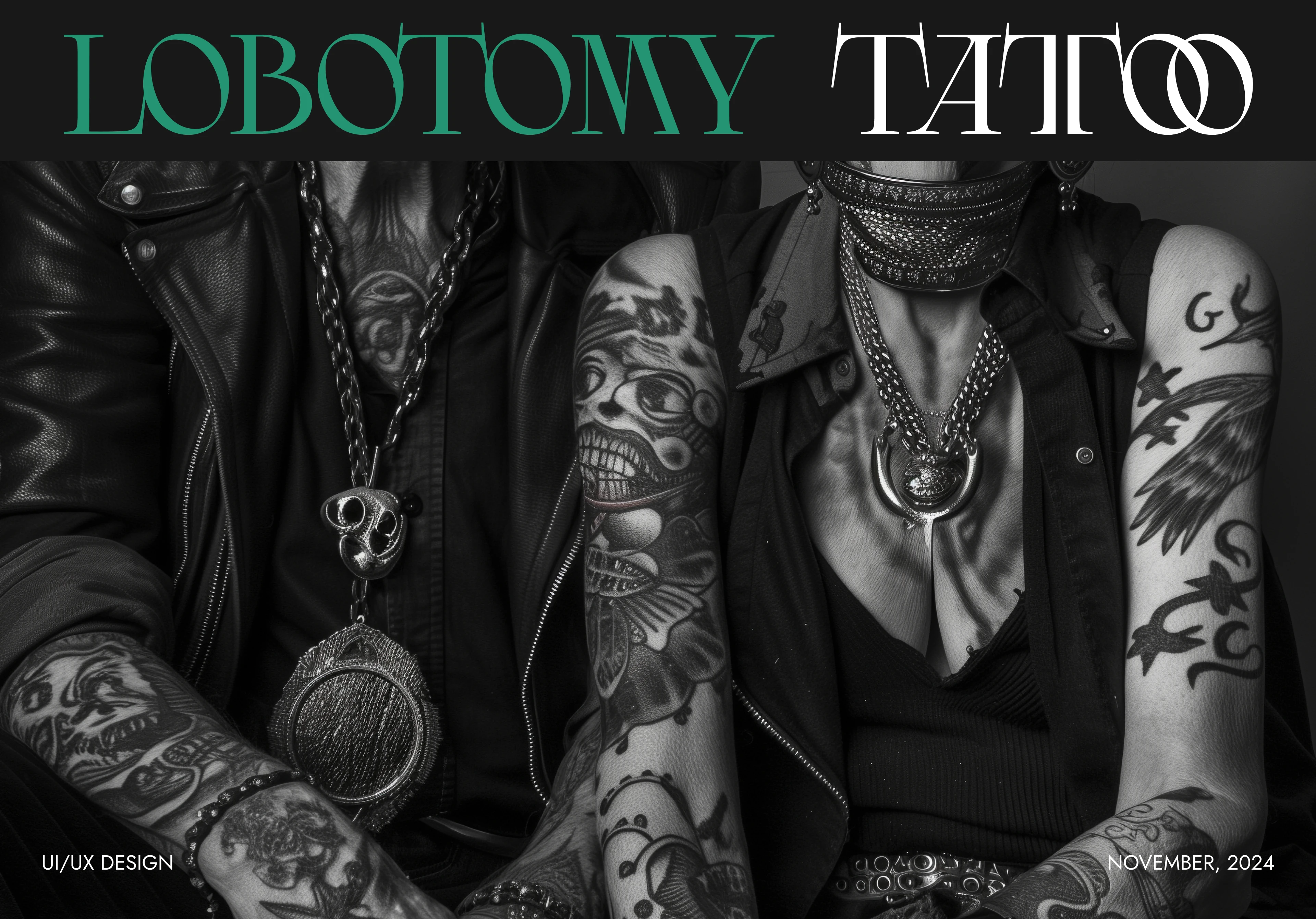 Landing | UX/UI DESIGN | website Lobotomy Tattoo — Изображение №1 — Интерфейсы на Dprofile