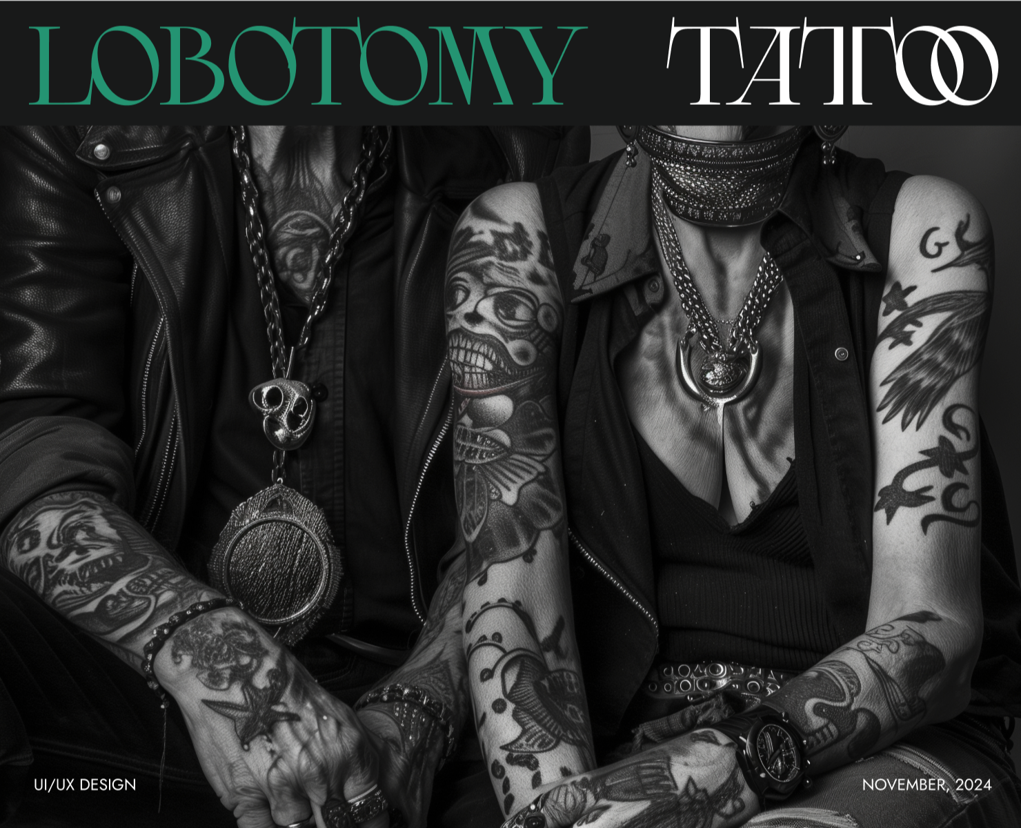 Landing | UX/UI DESIGN | website Lobotomy Tattoo — Интерфейсы на Dprofile