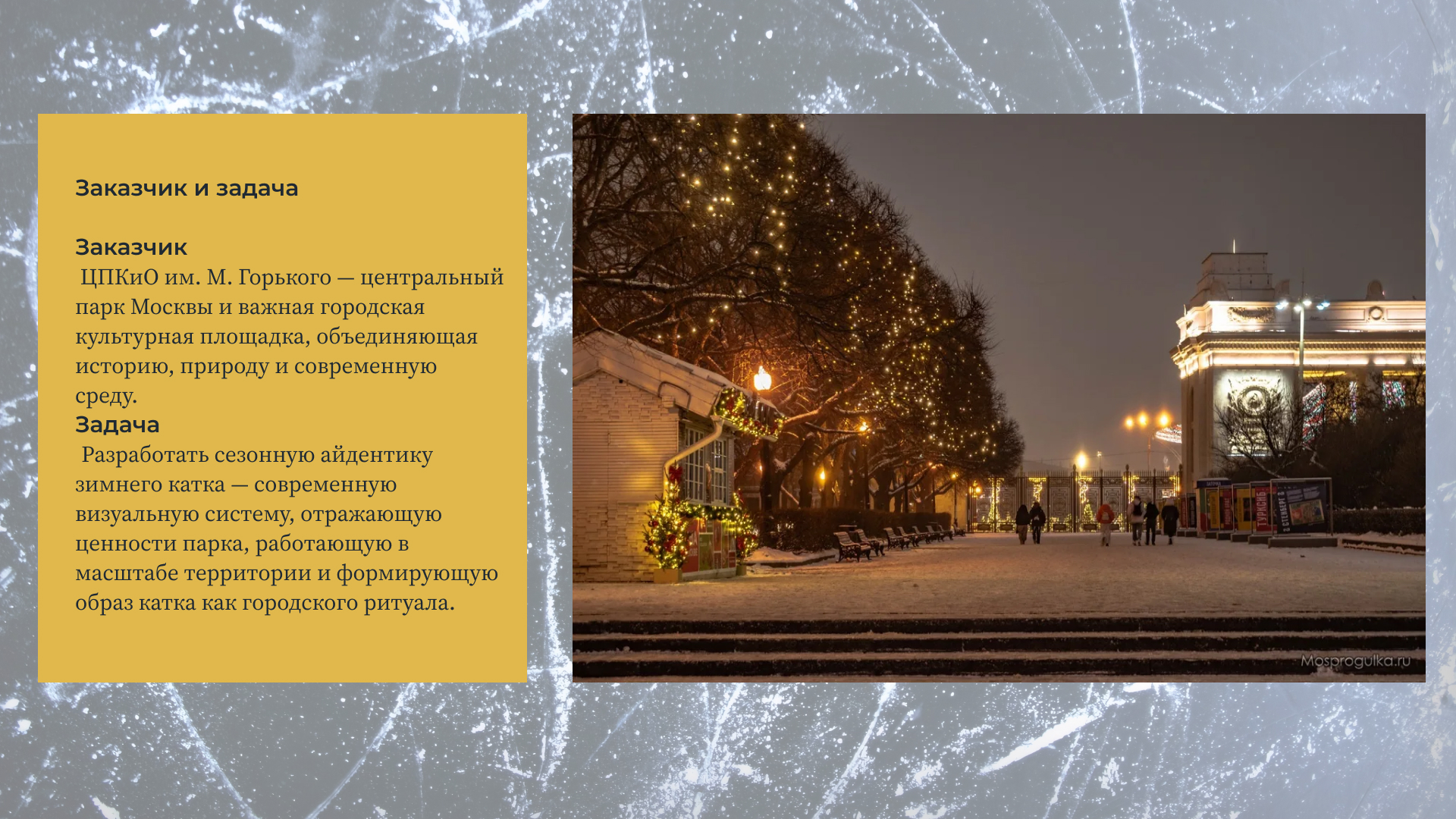 Каток в  Парке Горького — Изображение №2 — Брендинг на Dprofile