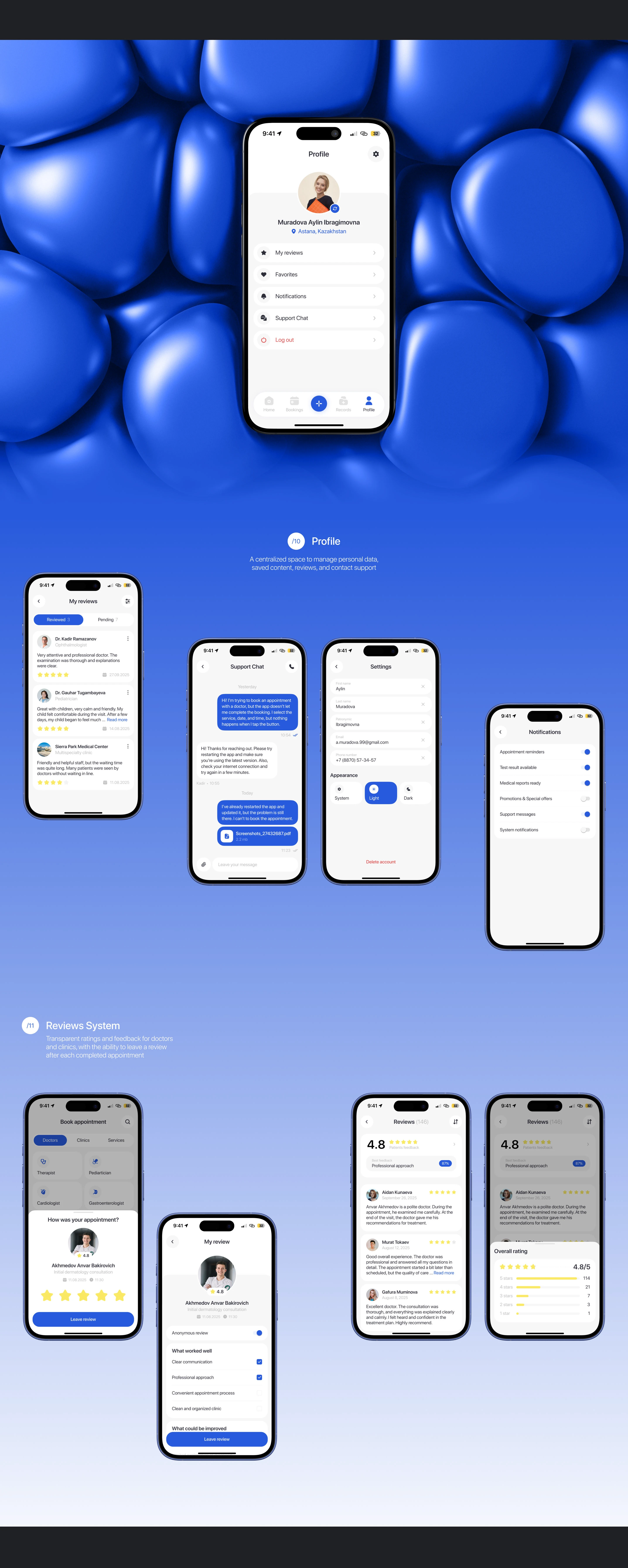 it'sdoc | app | find doctors and book appointments — Изображение №11 — Интерфейсы на Dprofile