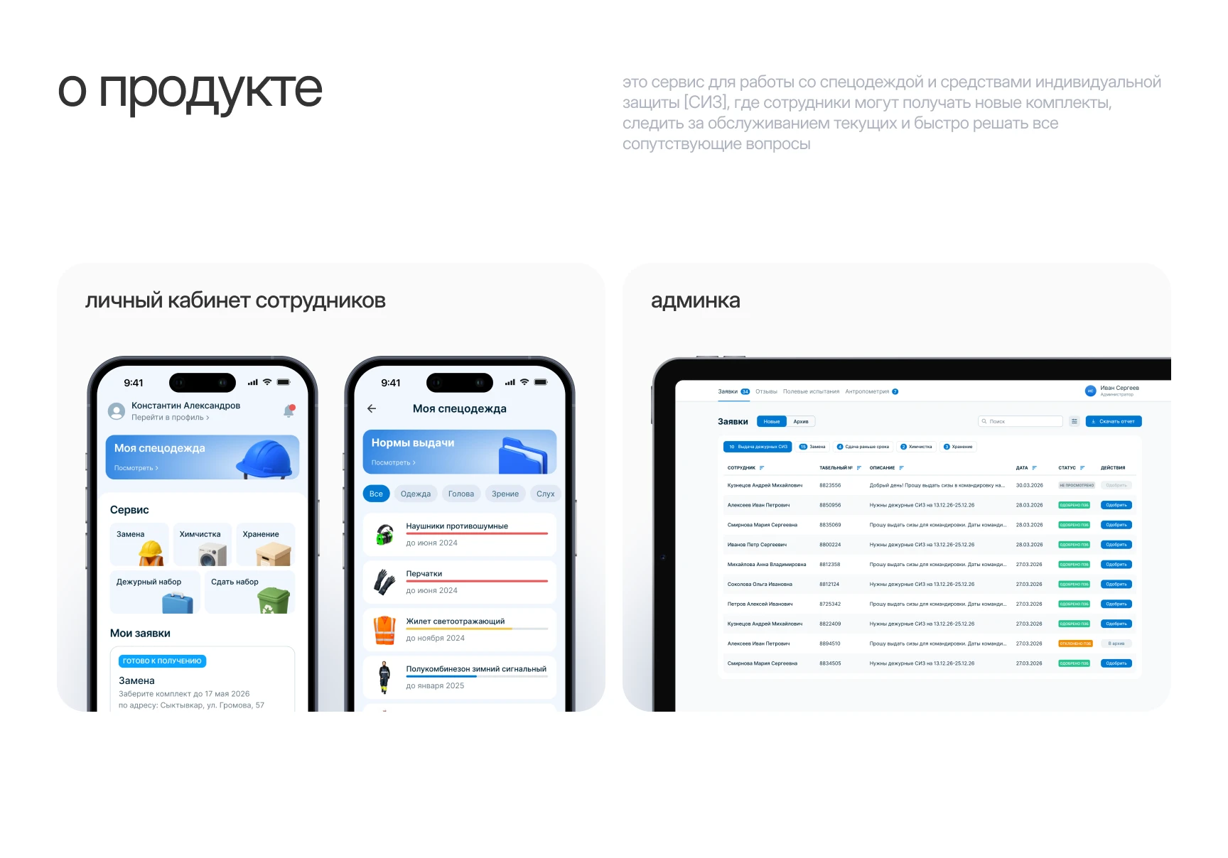 Редизайн сервиса спецодежды — Изображение №2 — Интерфейсы на Dprofile