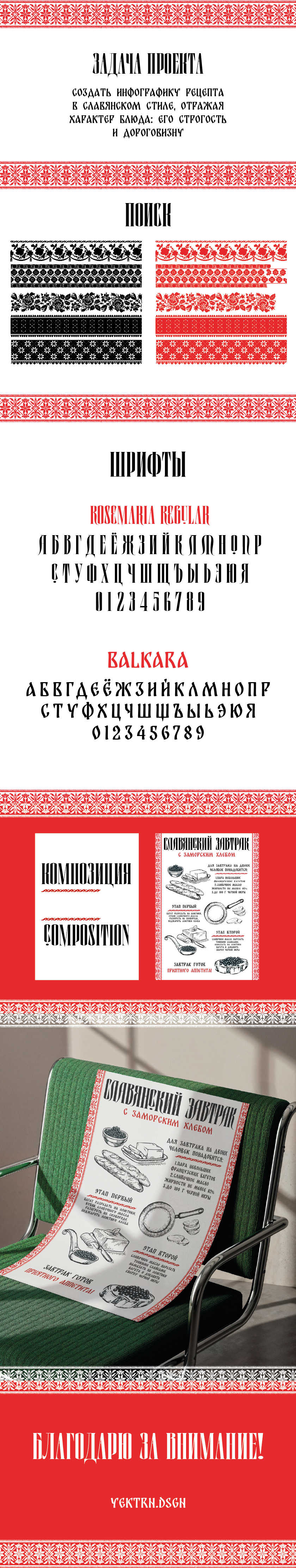 Инфографика "Славянский завтрак" — Изображение №1 — Брендинг, Графика на Dprofile