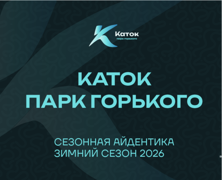 Сезонная айдентика катка в Парке Горького — Брендинг на Dprofile