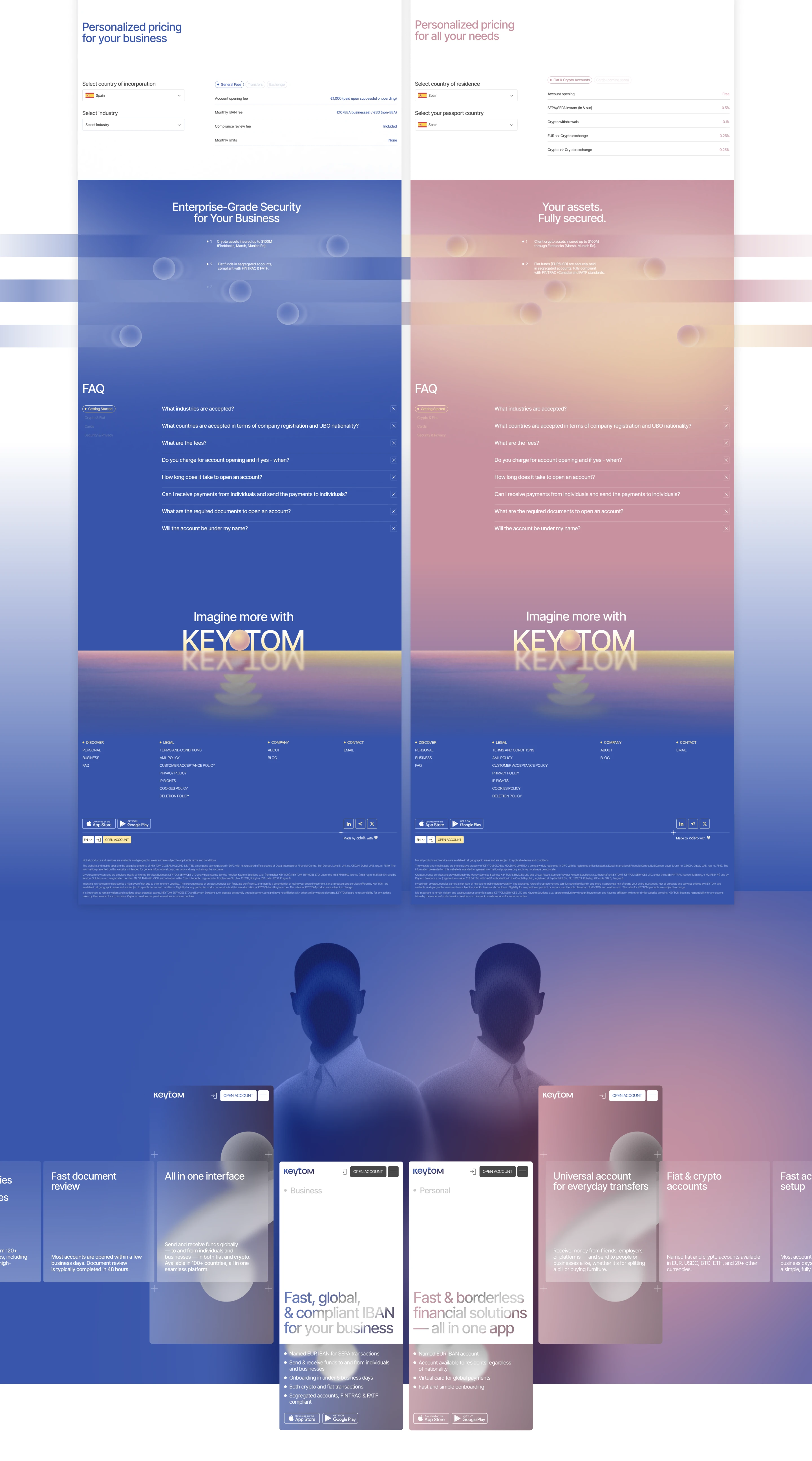 Keytom / брендинг / сайт / uxui — Изображение №8 — Интерфейсы на Dprofile