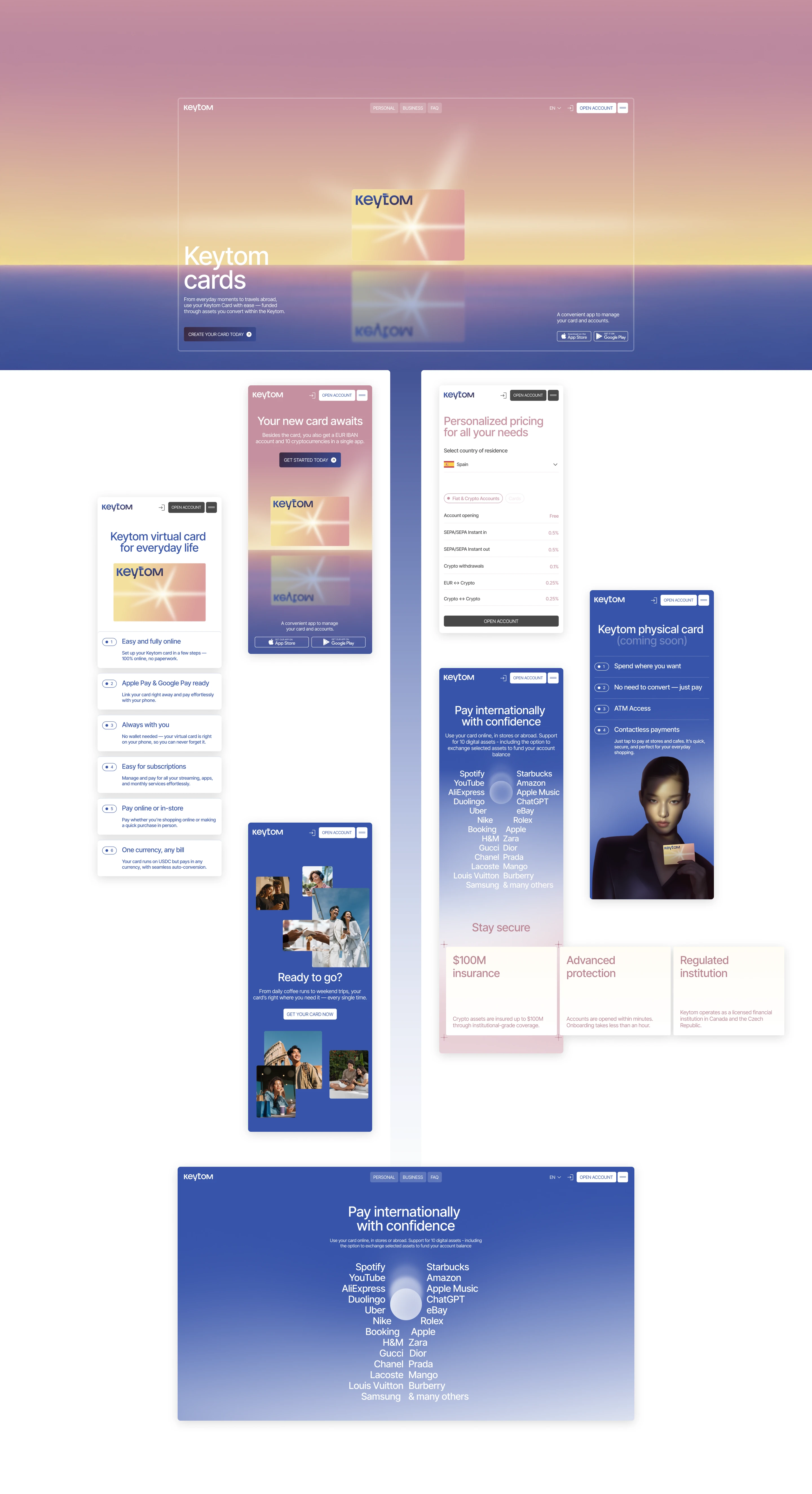 Keytom / брендинг / сайт / uxui — Изображение №6 — Интерфейсы на Dprofile