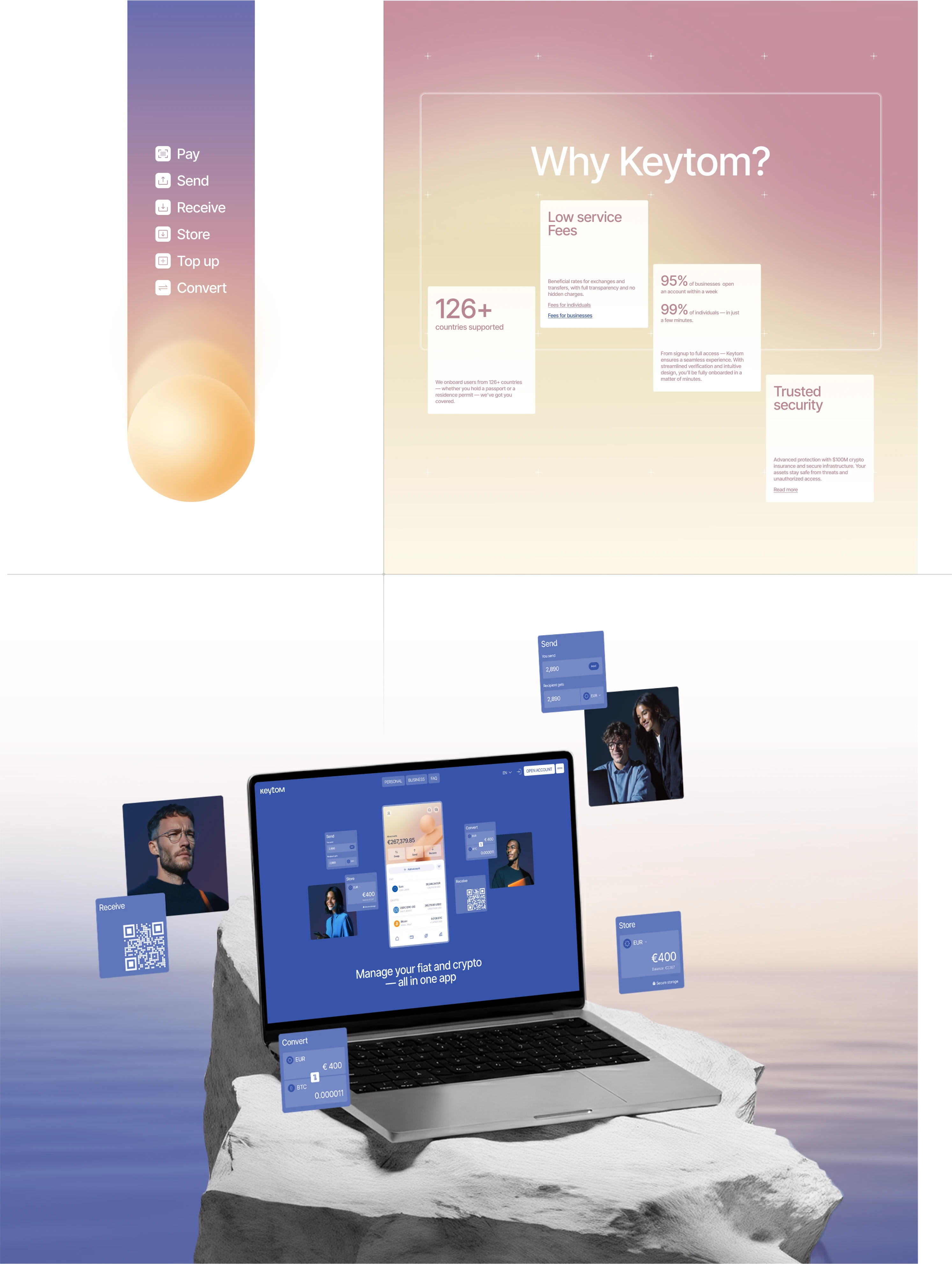 Keytom / брендинг / сайт / uxui — Изображение №4 — Интерфейсы на Dprofile