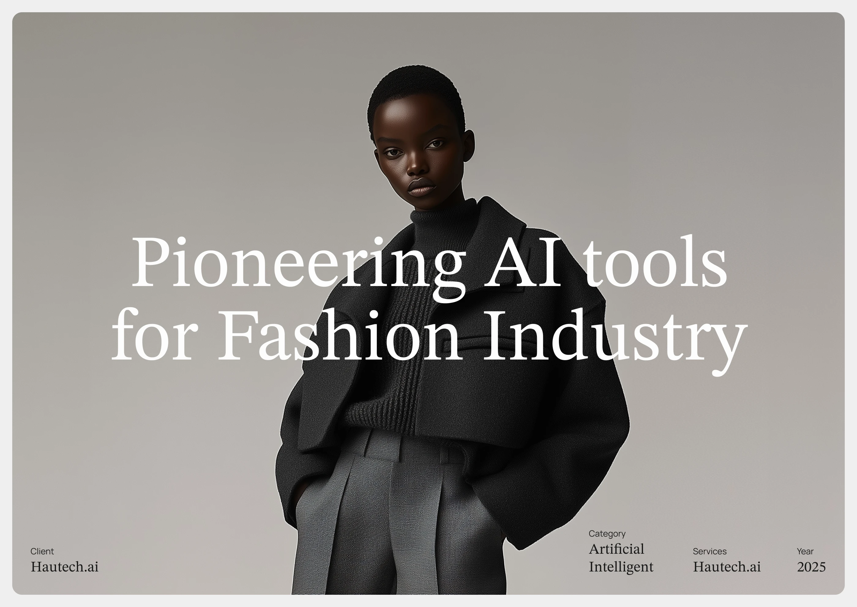 Hautech AI / брендинг / сайт / uxui — Изображение №1 — Интерфейсы, Брендинг на Dprofile