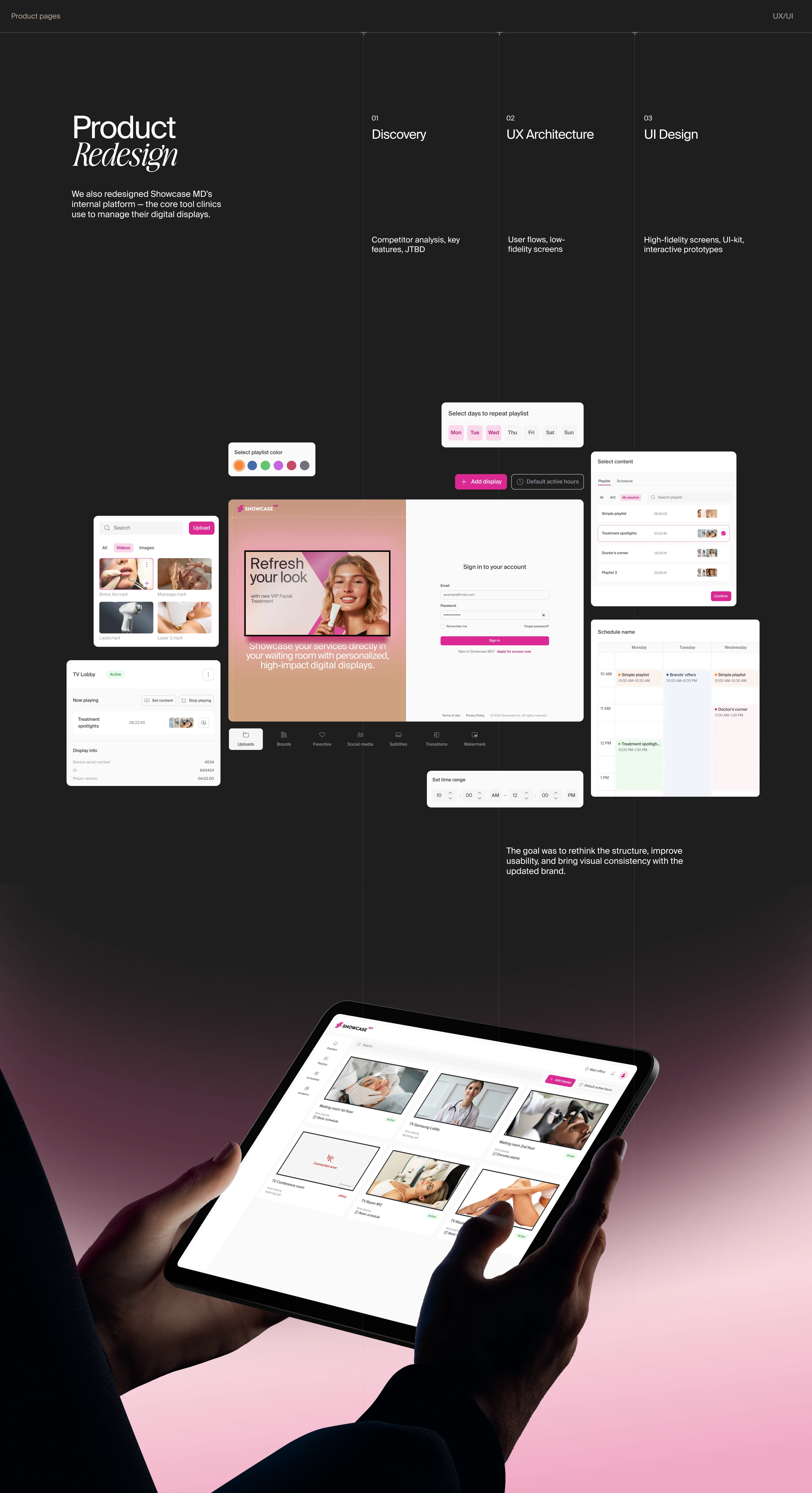 Showcase MD / медицина / брендинг / веб — Изображение №11 — Интерфейсы, Брендинг на Dprofile