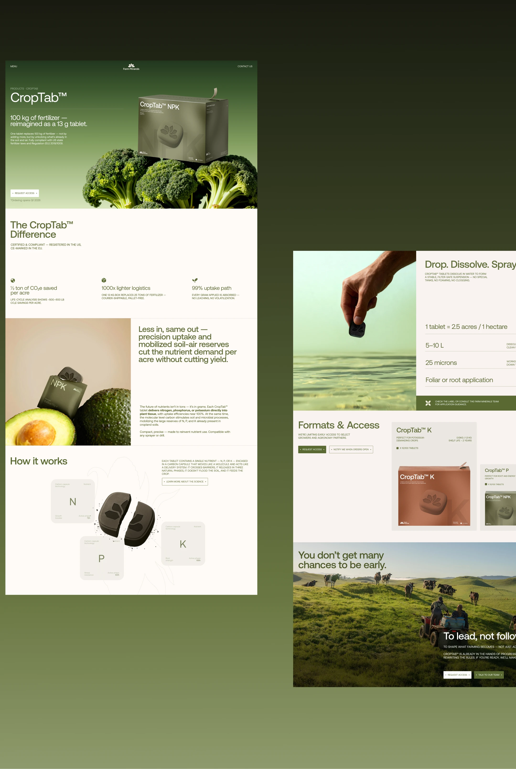 Farm Minerals / брендинг, сайт, упаковка — Изображение №7 — Брендинг, 3D на Dprofile