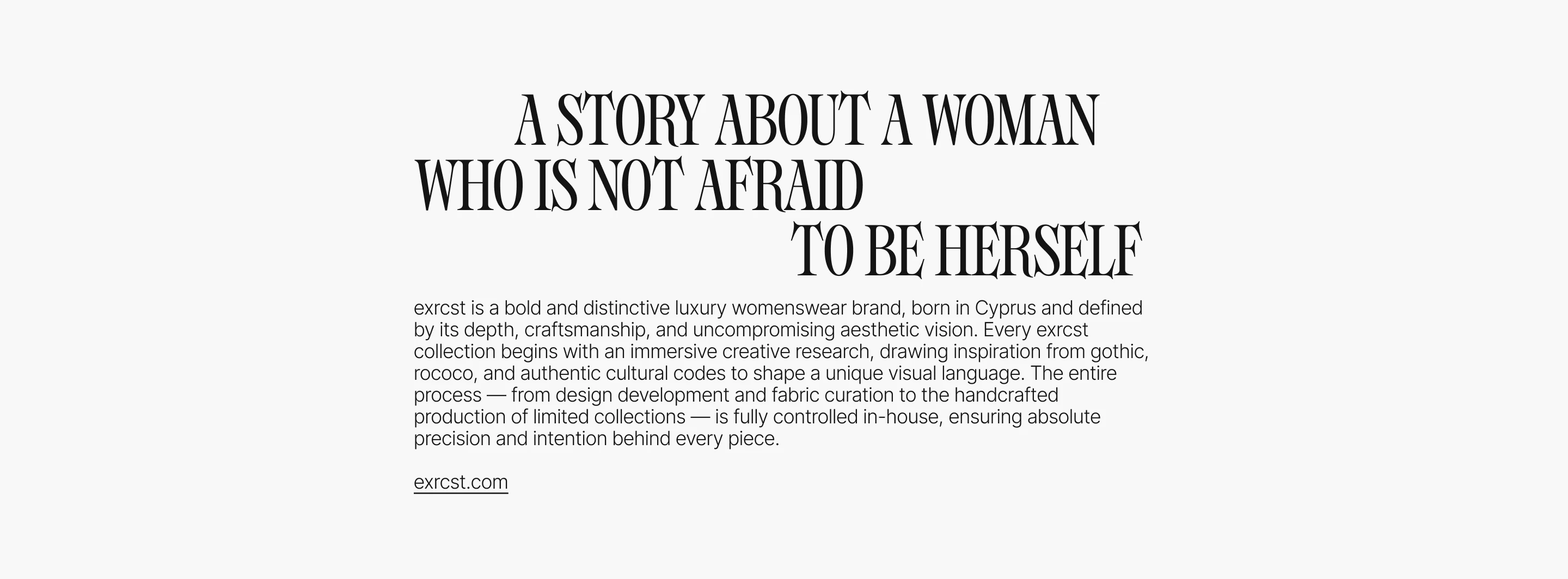 exrcst / бренд одежды / брендинг / веб — Изображение №2 — Интерфейсы, Брендинг на Dprofile