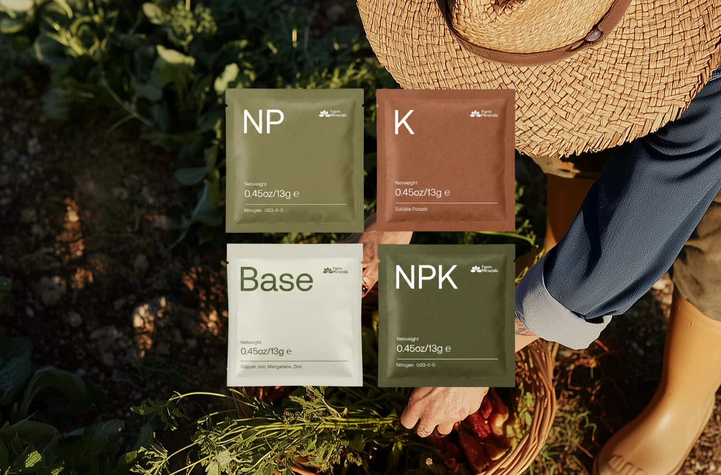 Farm Minerals / брендинг, сайт, упаковка — Изображение №8 — Брендинг, 3D на Dprofile