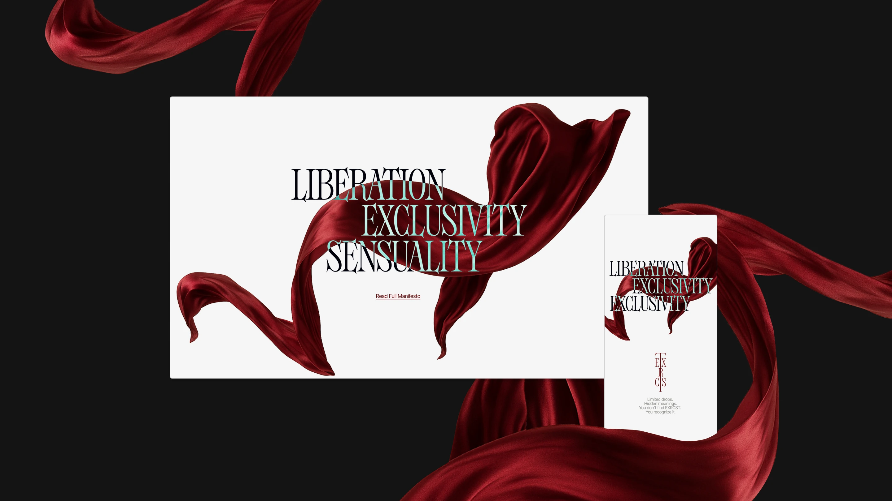 exrcst / бренд одежды / брендинг / веб — Изображение №7 — Интерфейсы, Брендинг на Dprofile