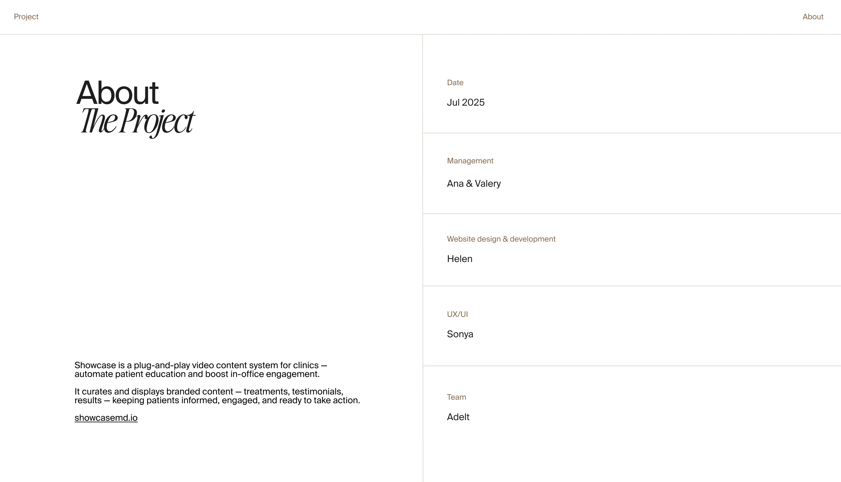Showcase MD / медицина / брендинг / веб — Изображение №2 — Интерфейсы, Брендинг на Dprofile