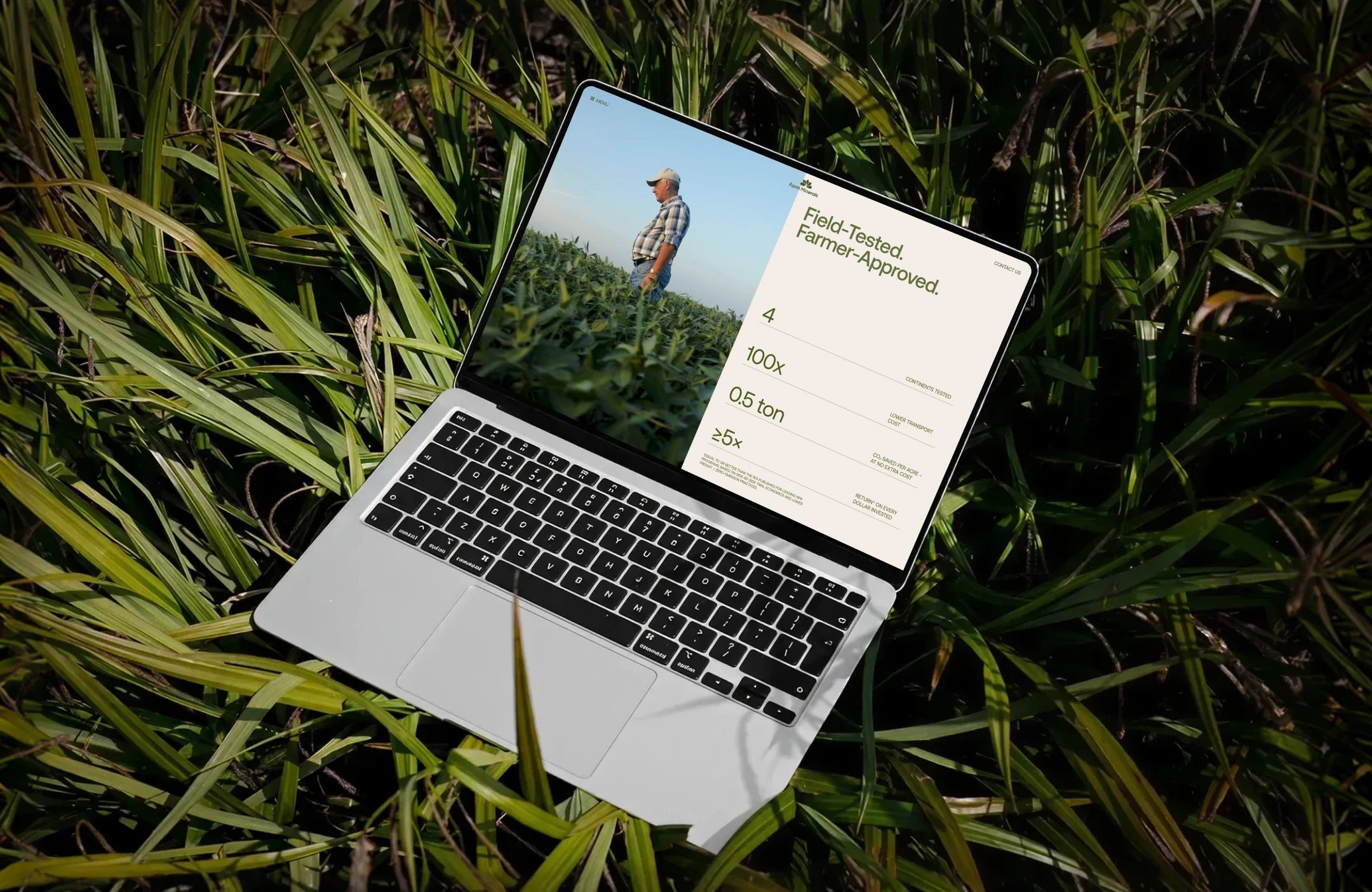 Farm Minerals / брендинг, сайт, упаковка — Изображение №2 — Брендинг, 3D на Dprofile