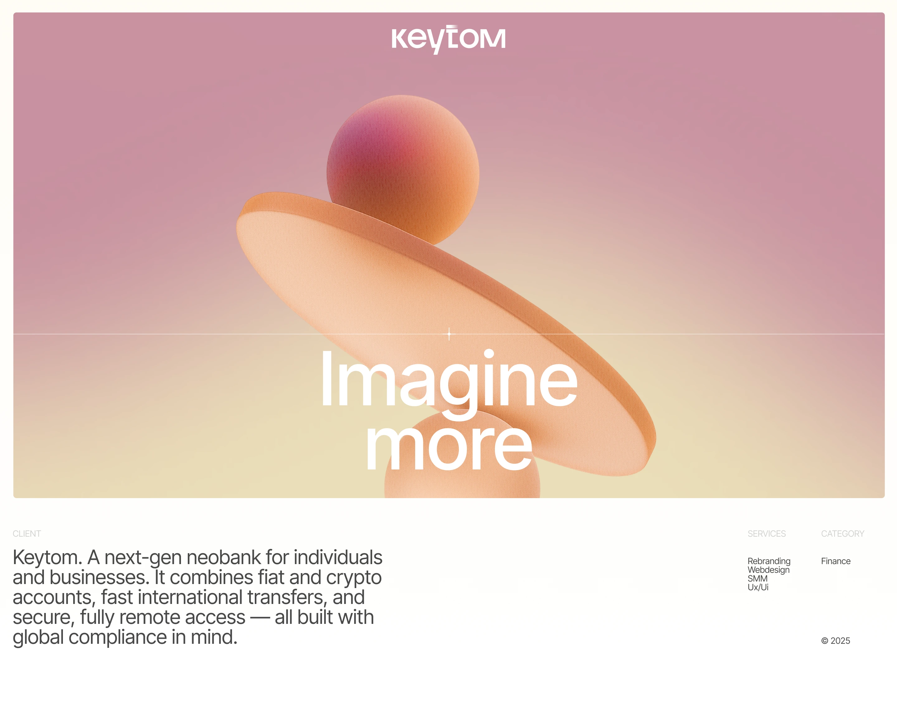 Keytom / брендинг / сайт / uxui — Изображение №1 — Интерфейсы на Dprofile