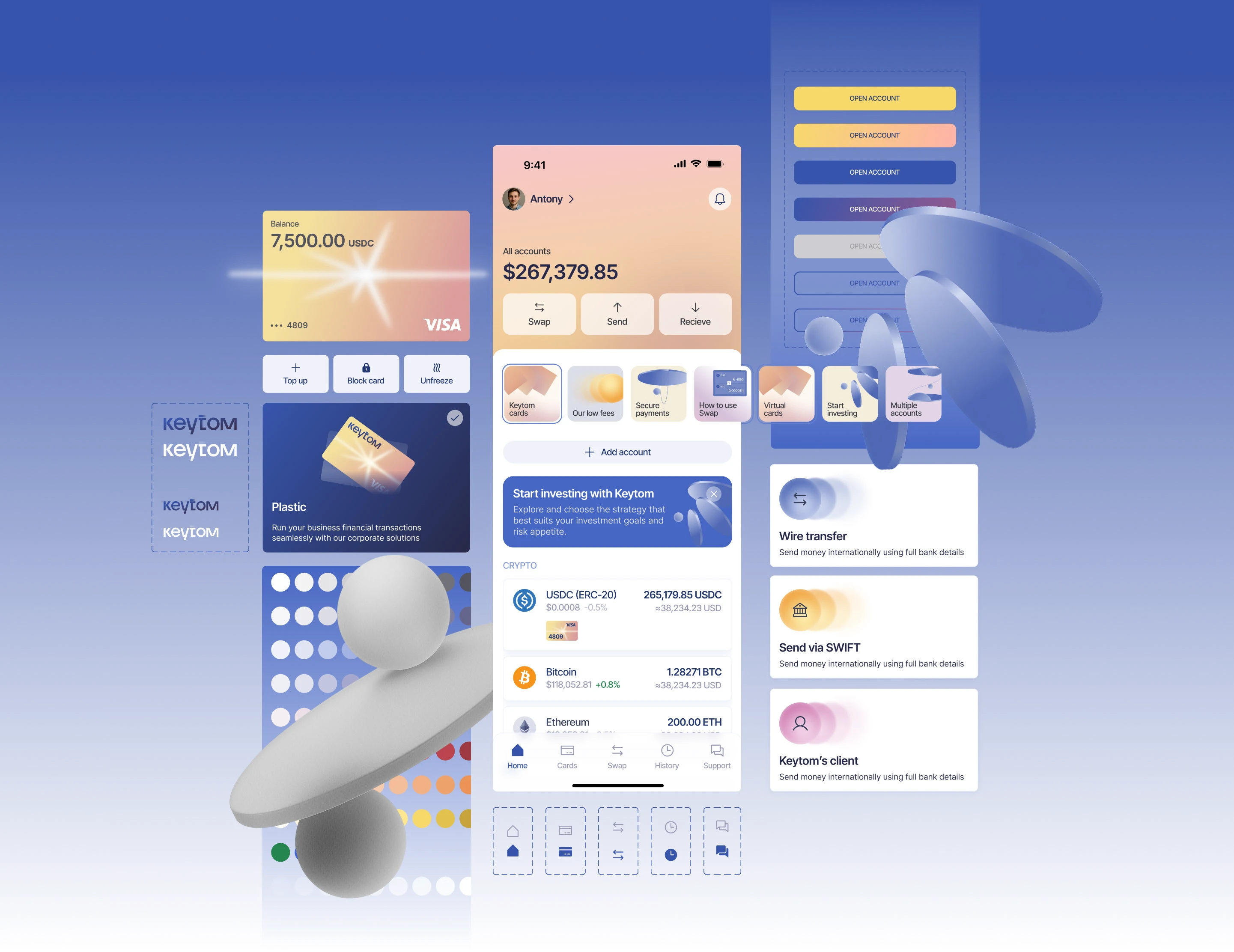 Keytom / брендинг / сайт / uxui — Изображение №11 — Интерфейсы на Dprofile