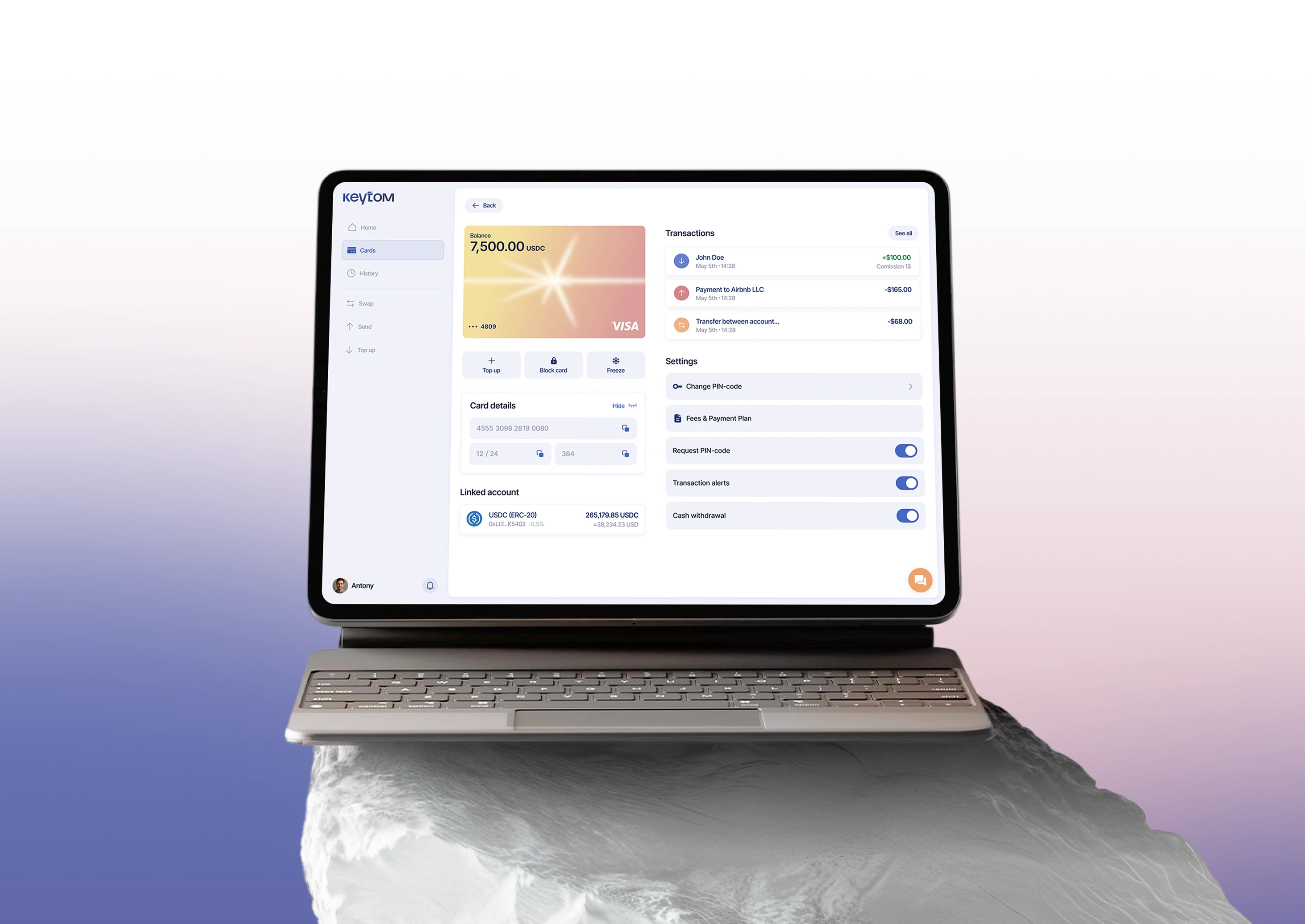 Keytom / брендинг / сайт / uxui — Изображение №12 — Интерфейсы на Dprofile