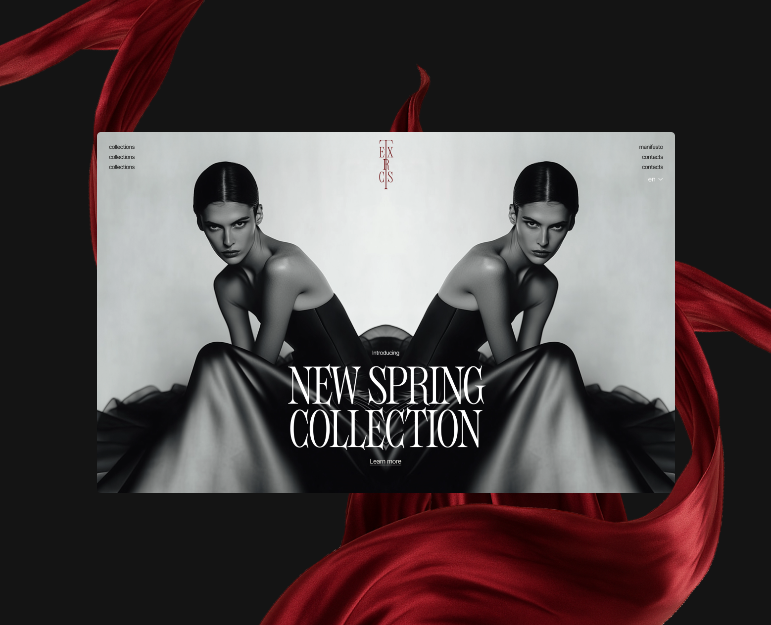 exrcst / бренд одежды / брендинг / веб на Dprofile