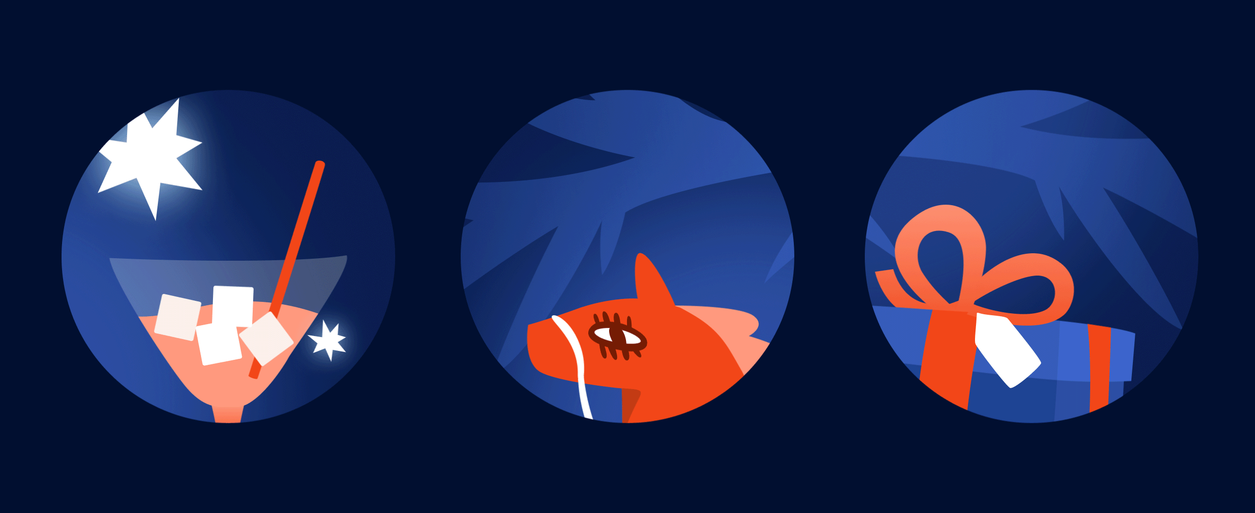 Новогодняя вечеринка | Key visual & Identity — Изображение №3 — Брендинг, Иллюстрация на Dprofile