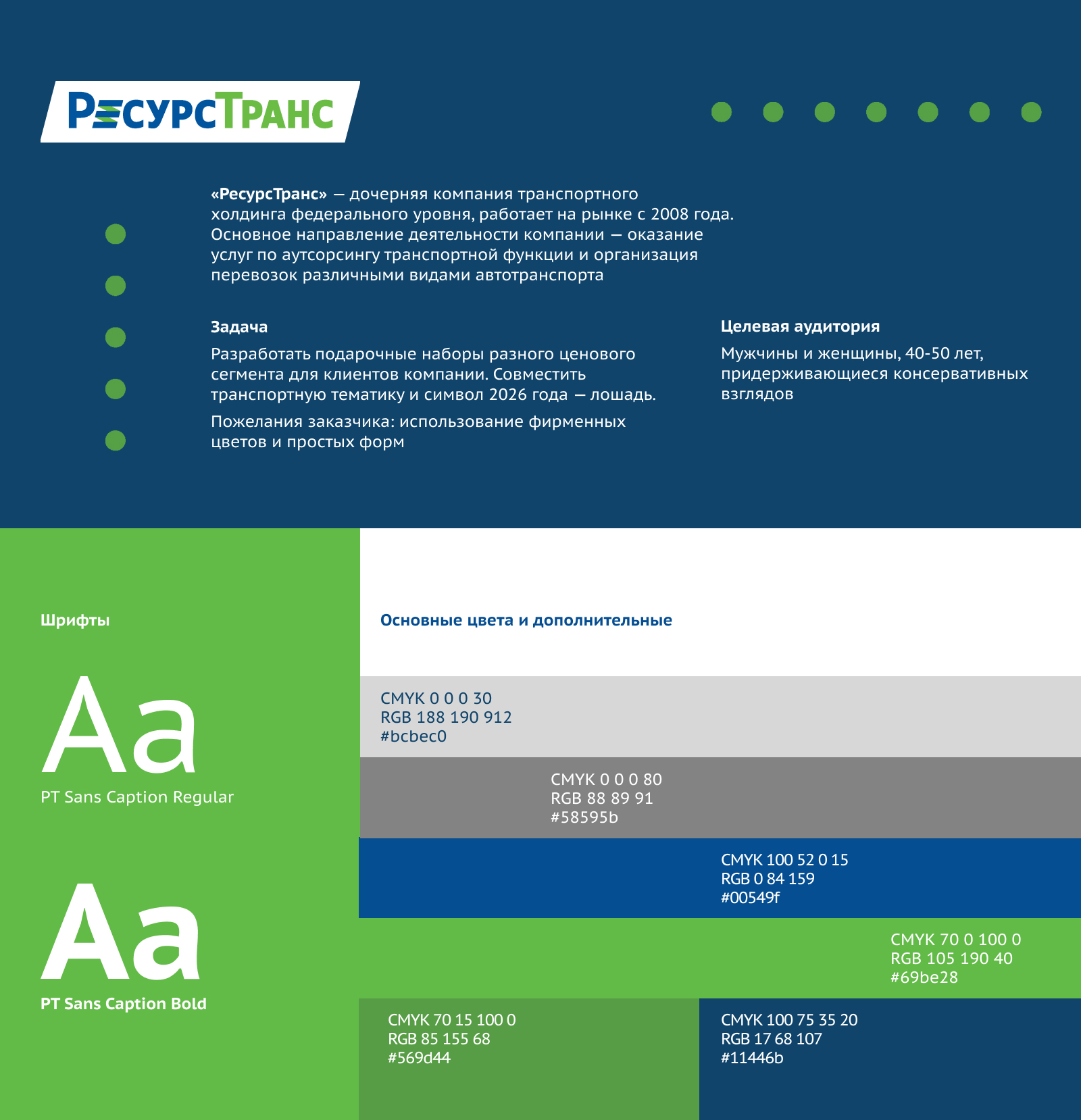 Новогодние подарки для «РесурсТранса» — Изображение №2 — Брендинг, Графика на Dprofile