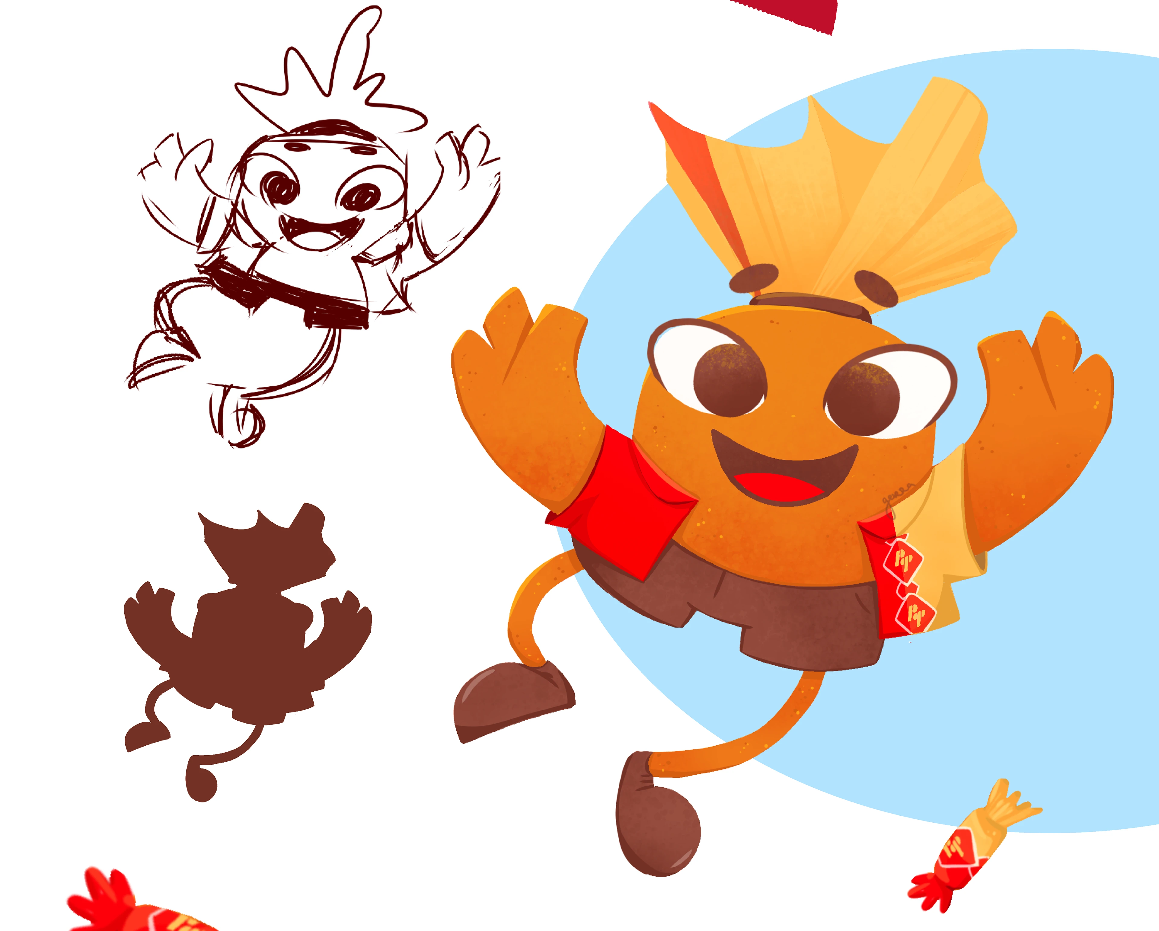 Бренд-персонаж Фронтик | конкурс РотФронт — Изображение №5 — Брендинг, Иллюстрация на Dprofile