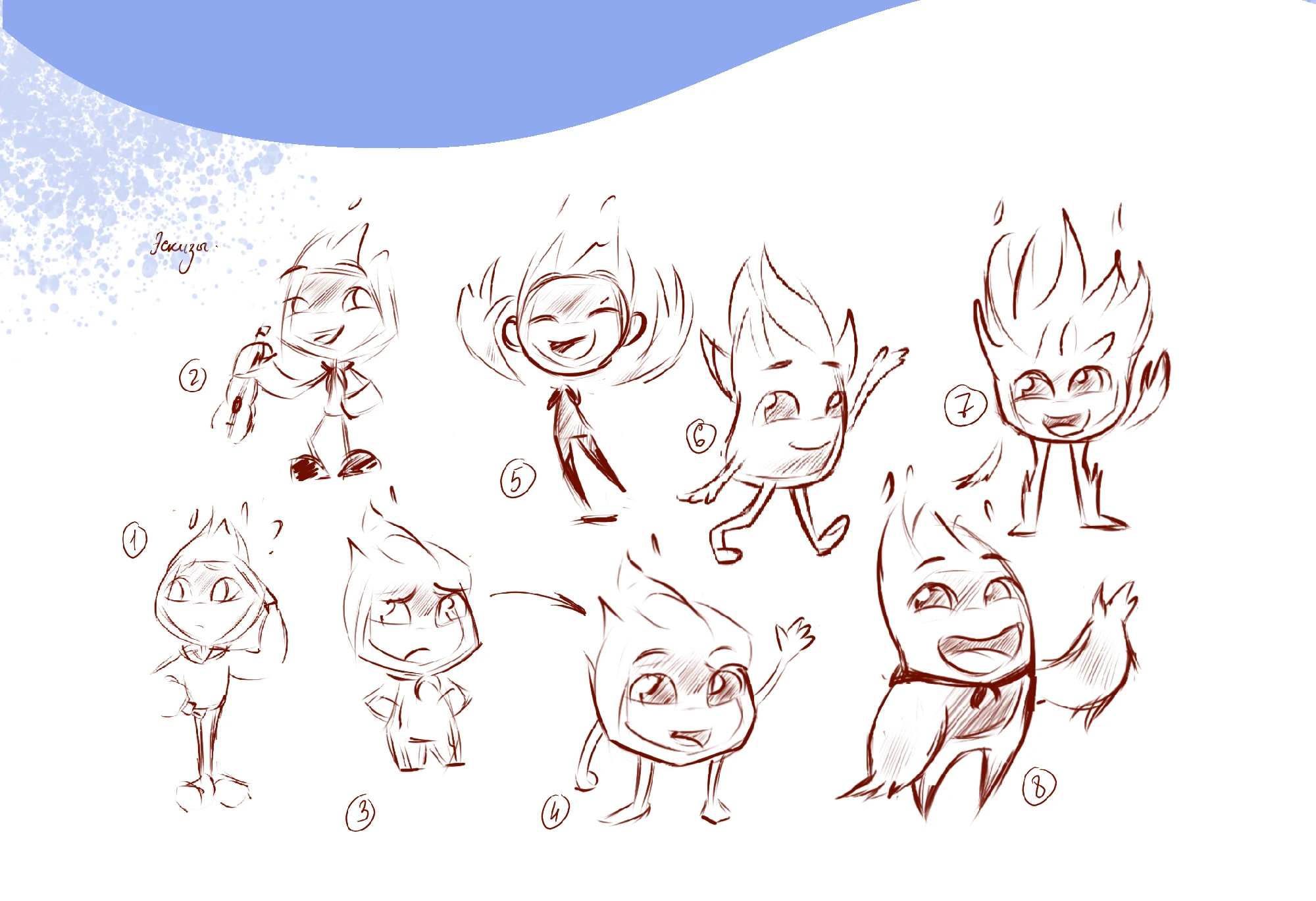 В ритме Огня | Бренд персонаж Огонёк — Изображение №2 — Брендинг, Иллюстрация на Dprofile