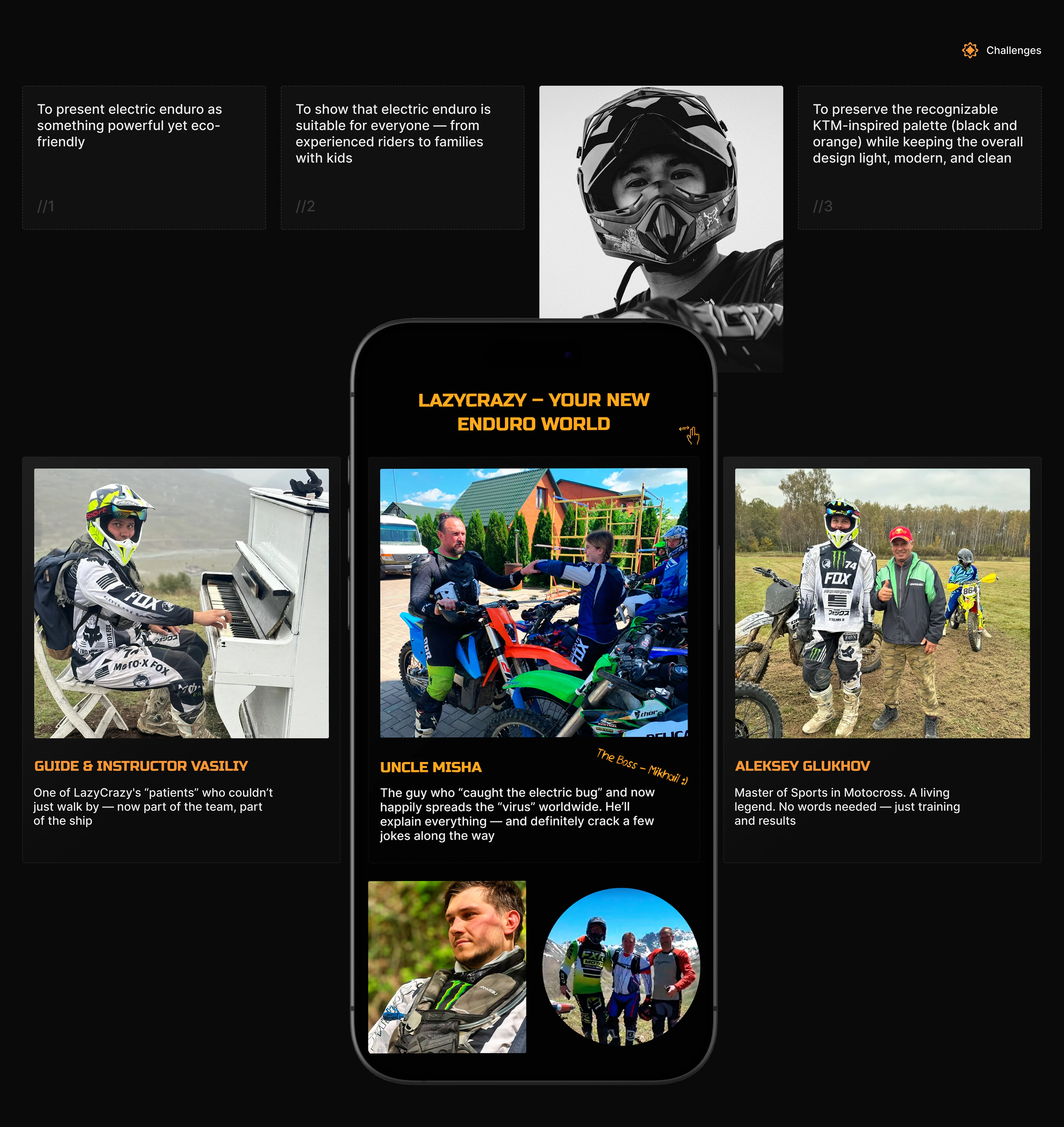 Web design for LazyCrazy's electric enduro service — Изображение №4 — Интерфейсы на Dprofile