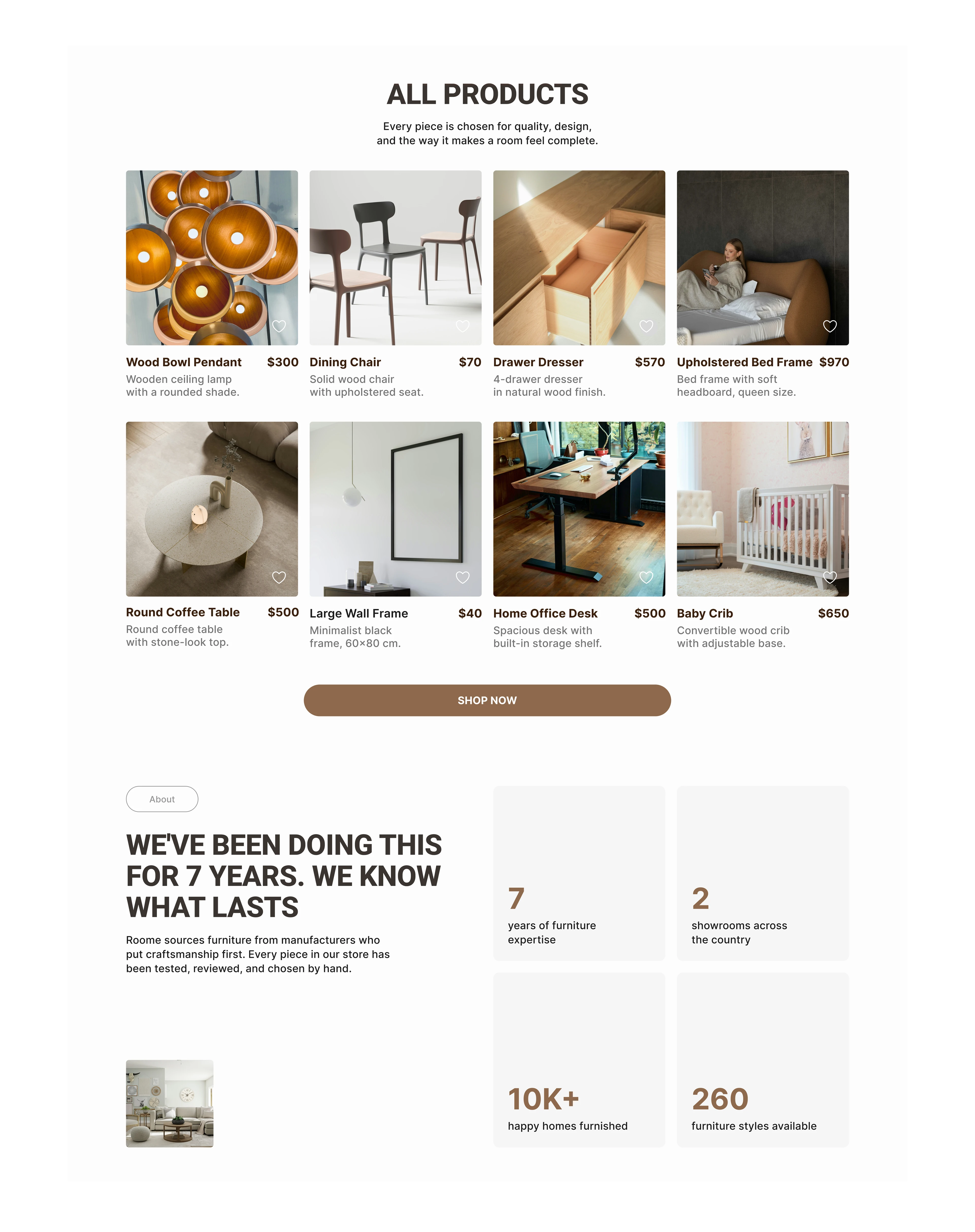 RRoome — Furniture E-Commerce Redesign — Изображение №6 — Интерфейсы на Dprofile