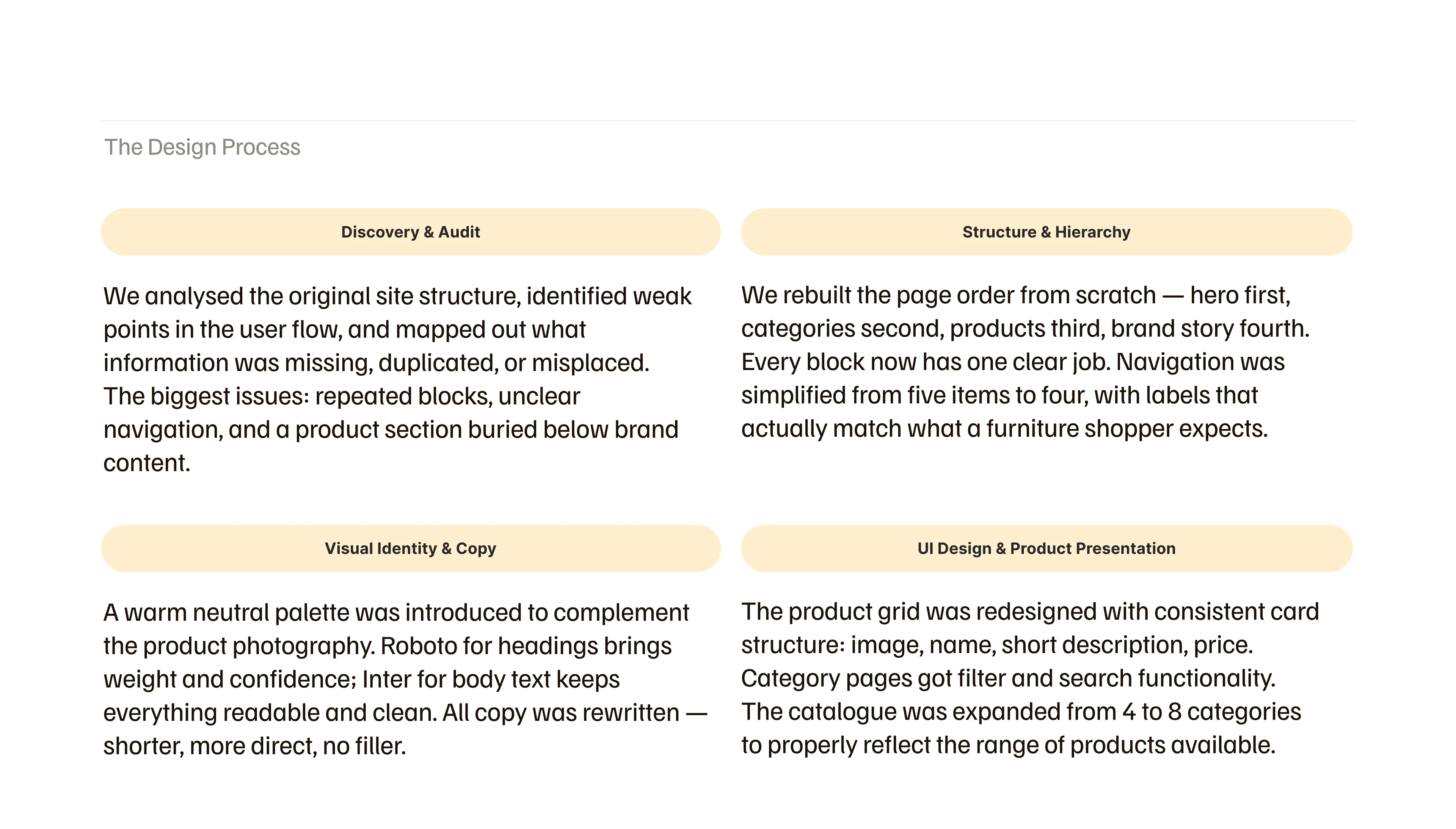 RRoome — Furniture E-Commerce Redesign — Изображение №9 — Интерфейсы на Dprofile