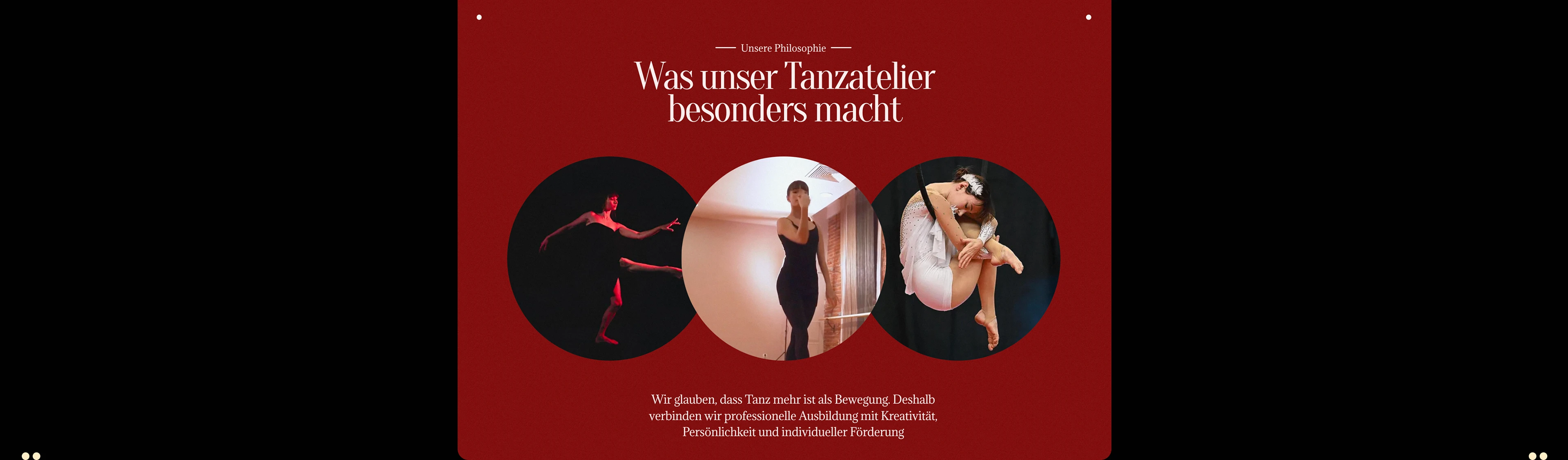 Tanzatelier Renaissance — Dance Studio Website — Изображение №13 — Интерфейсы на Dprofile