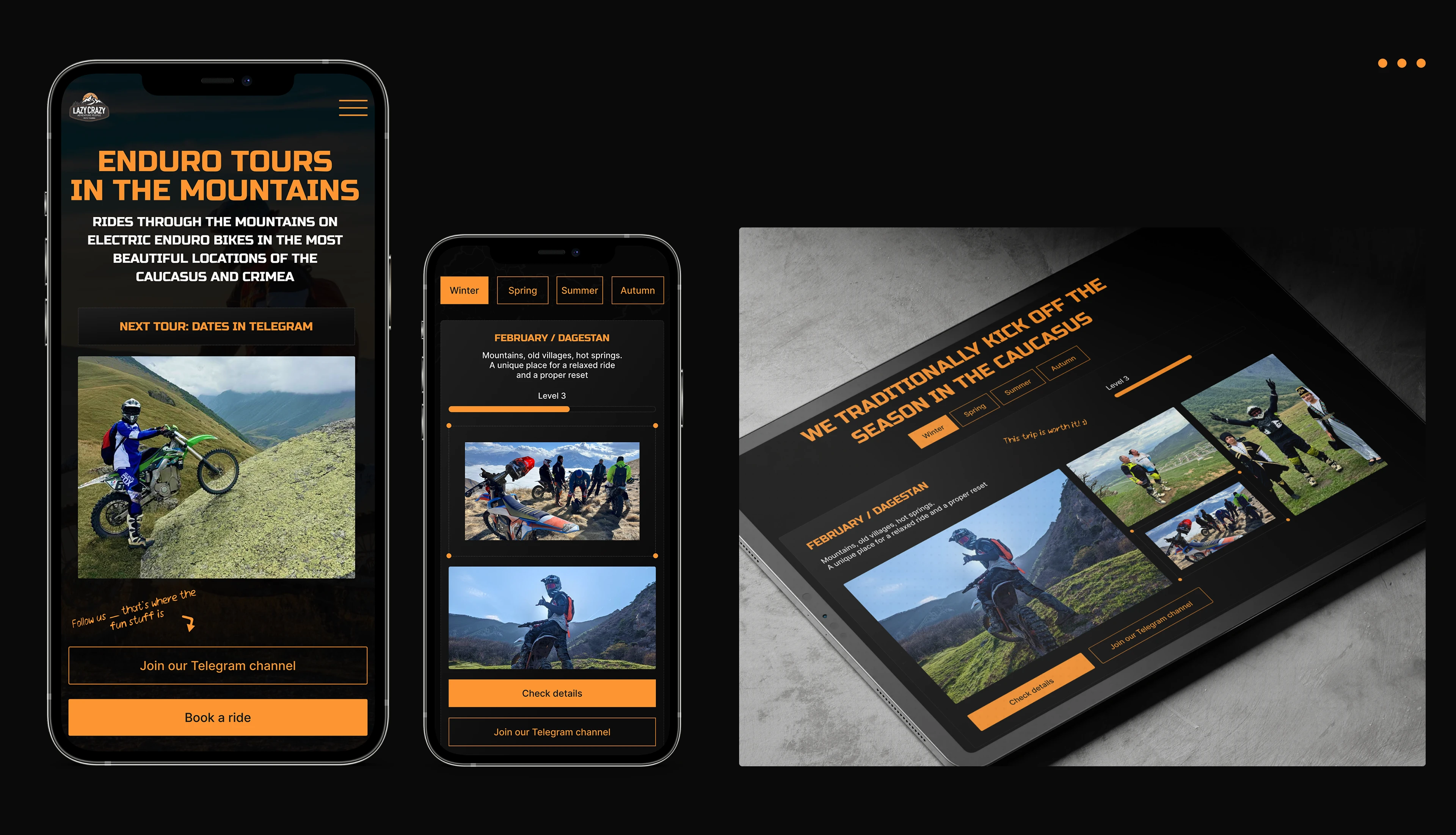Web design for LazyCrazy's electric enduro service — Изображение №10 — Интерфейсы на Dprofile