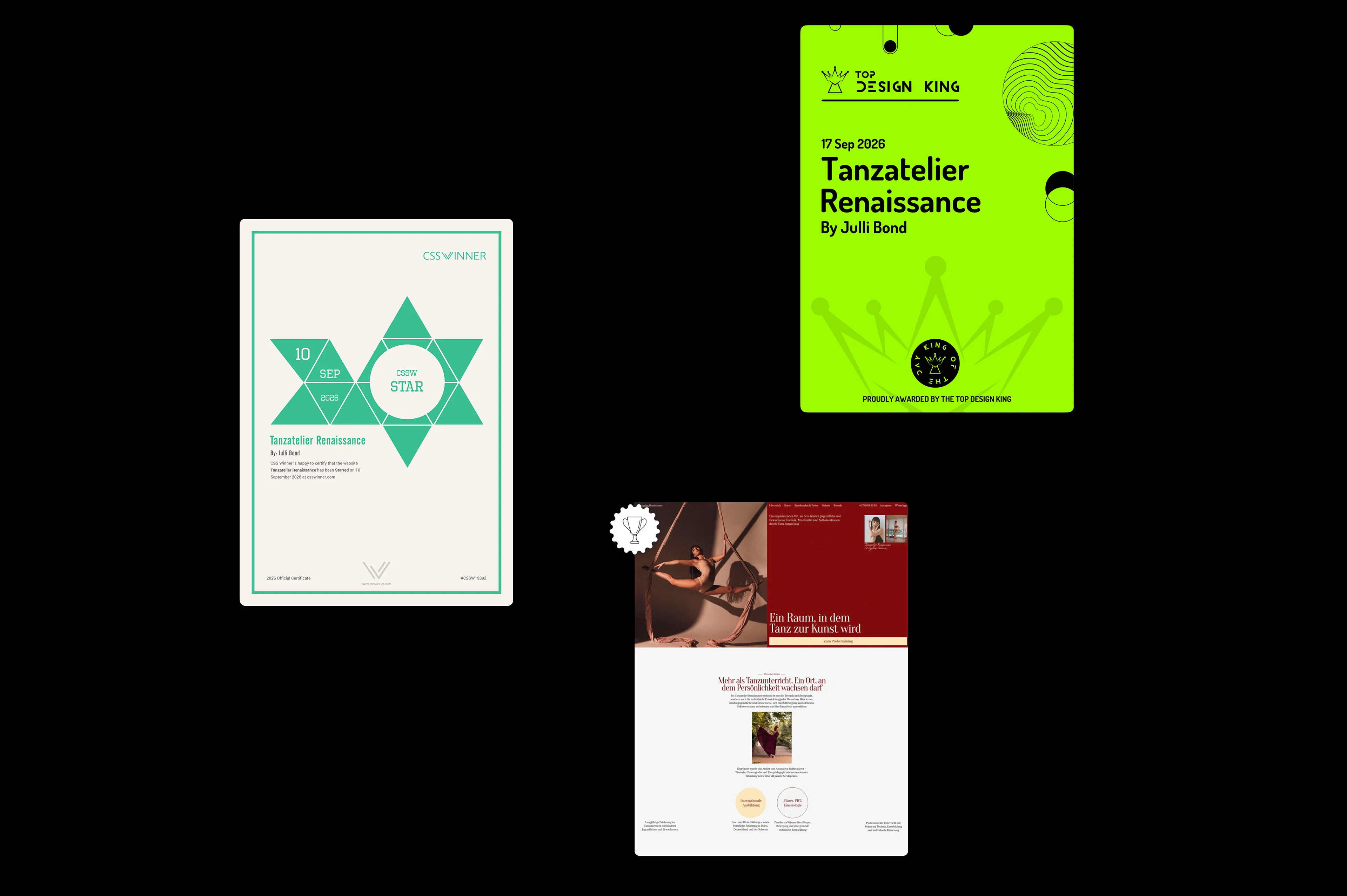 Tanzatelier Renaissance — Dance Studio Website — Изображение №15 — Интерфейсы на Dprofile